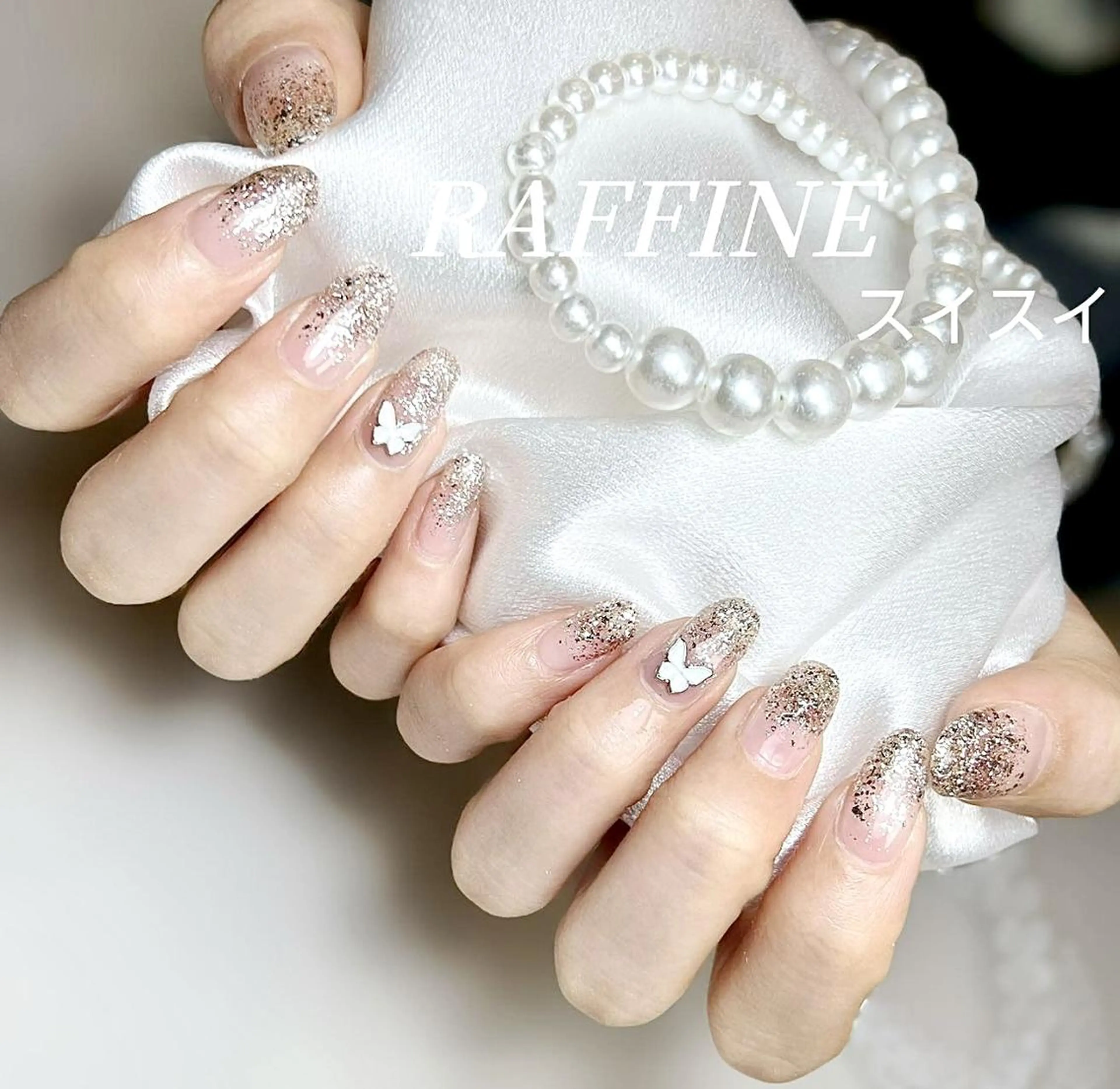 ネイル RAFFINE haru🦋🩵のネイルデザイン