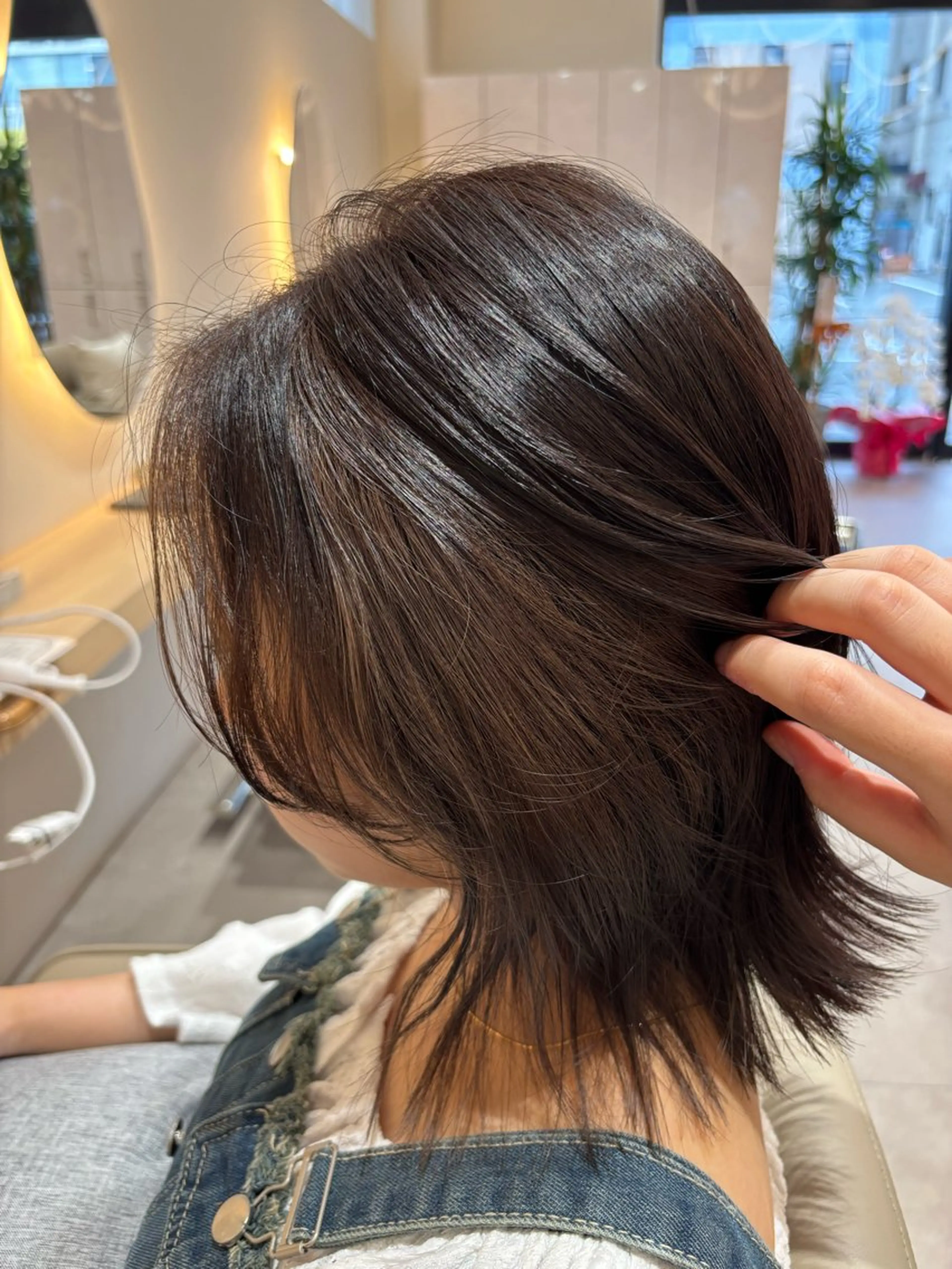 【✨️デザインカラー✨️】カット＋インナーカラー＋𝐀𝐮𝐣𝐮𝐚リペアトリートメント🌈✿.•¨•の写真