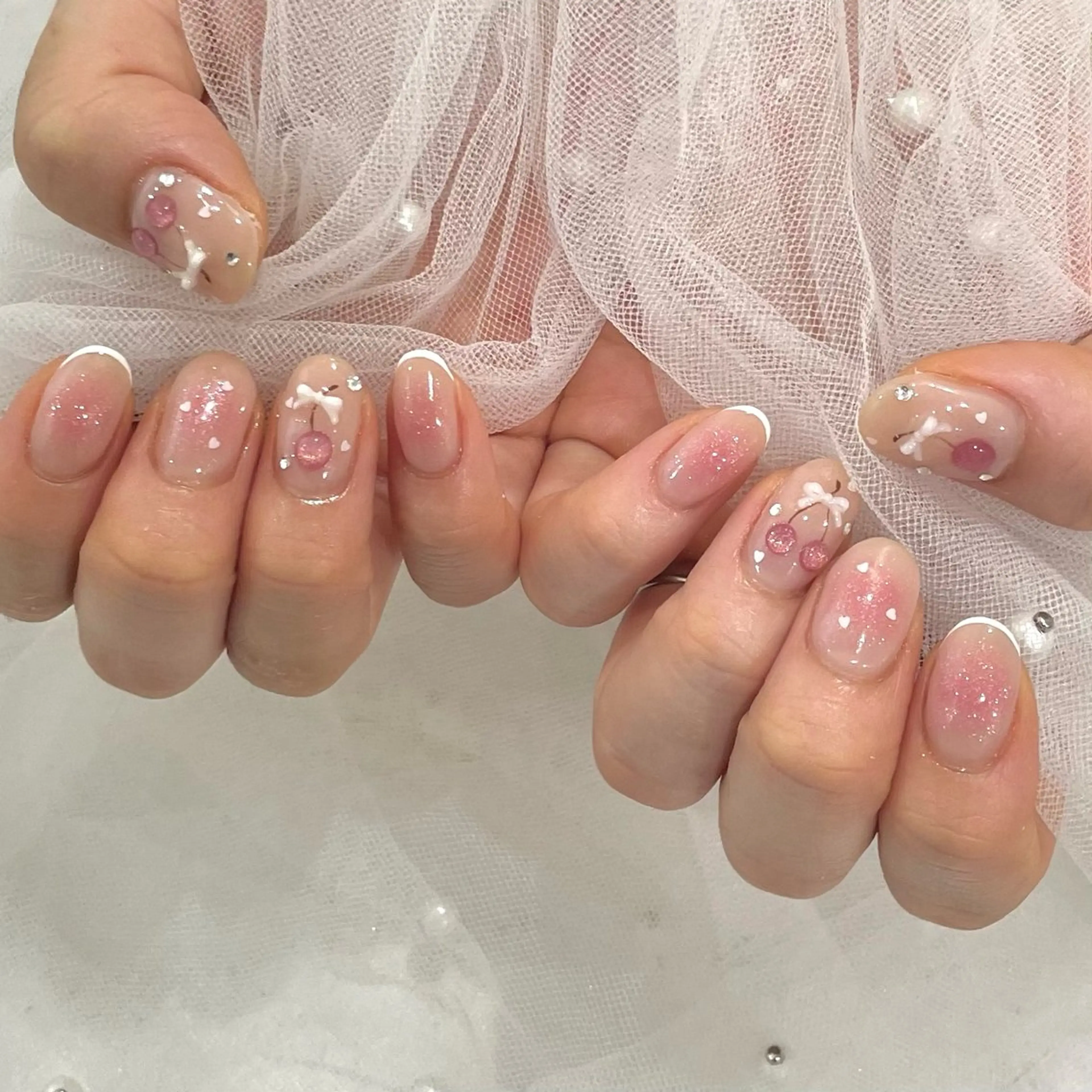ネイル ハンドネイル _WHITE+ 南海難波店のネイルデザイン