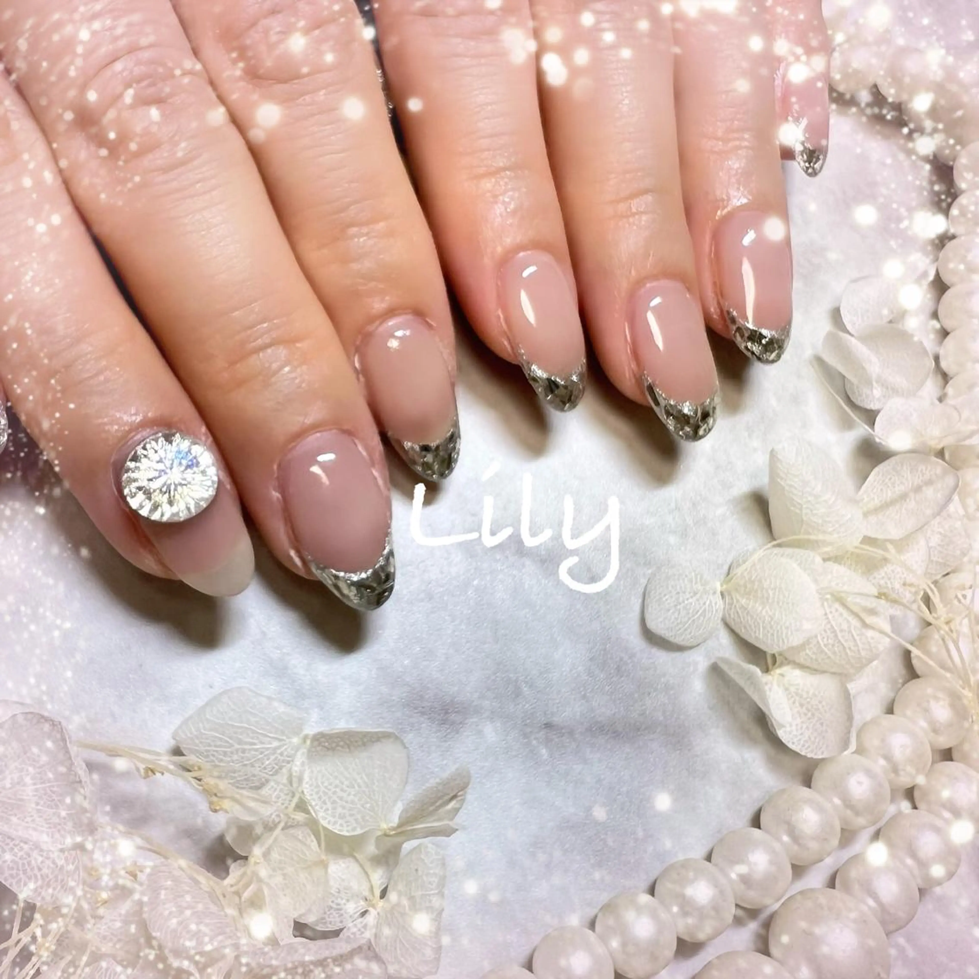 ネイル ハンドネイル Lily*nail 🌻Mii🌻のネイルデザイン