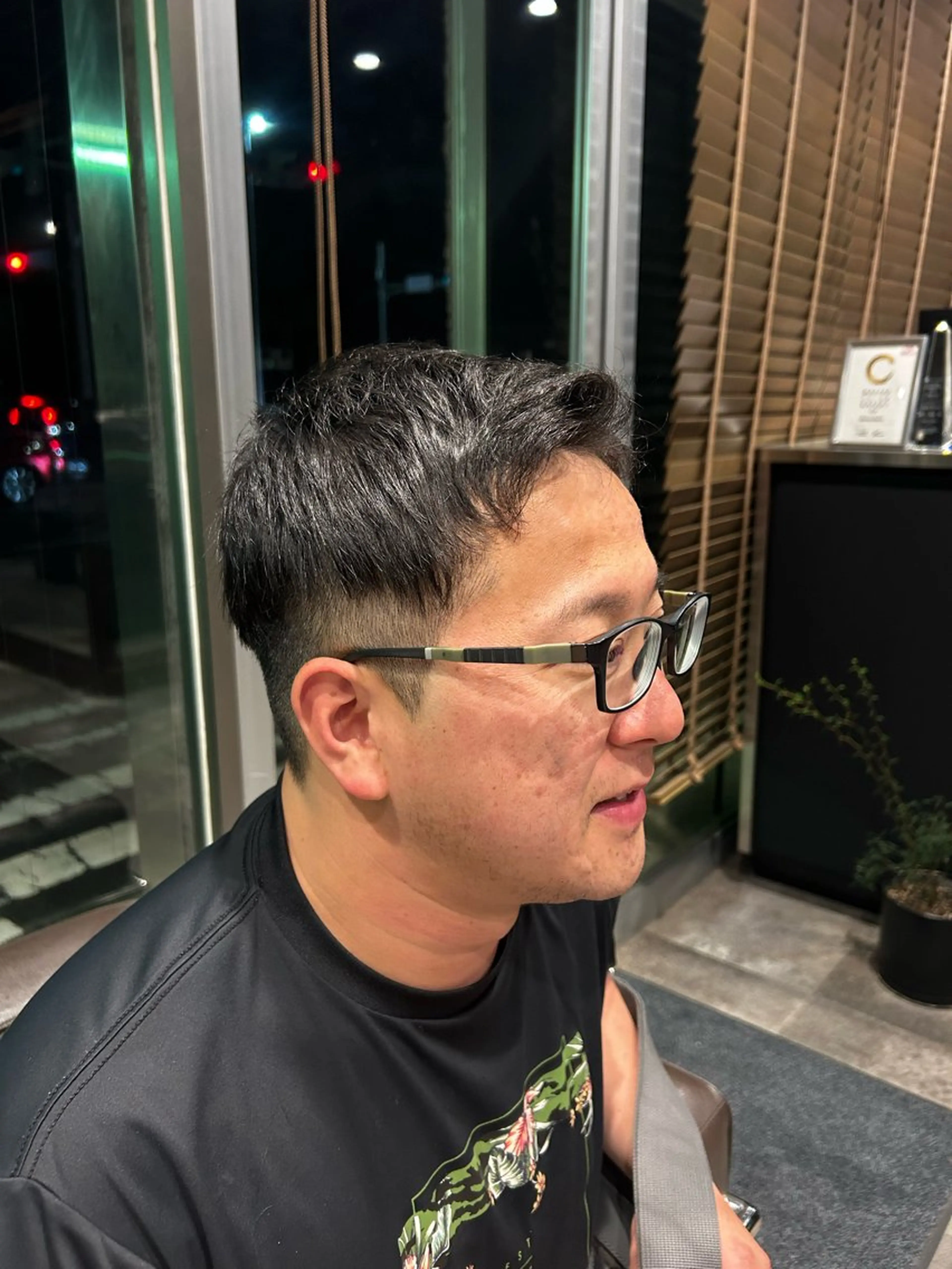 パーマ メンズ 永縄 ゆい真のヘアスタイル