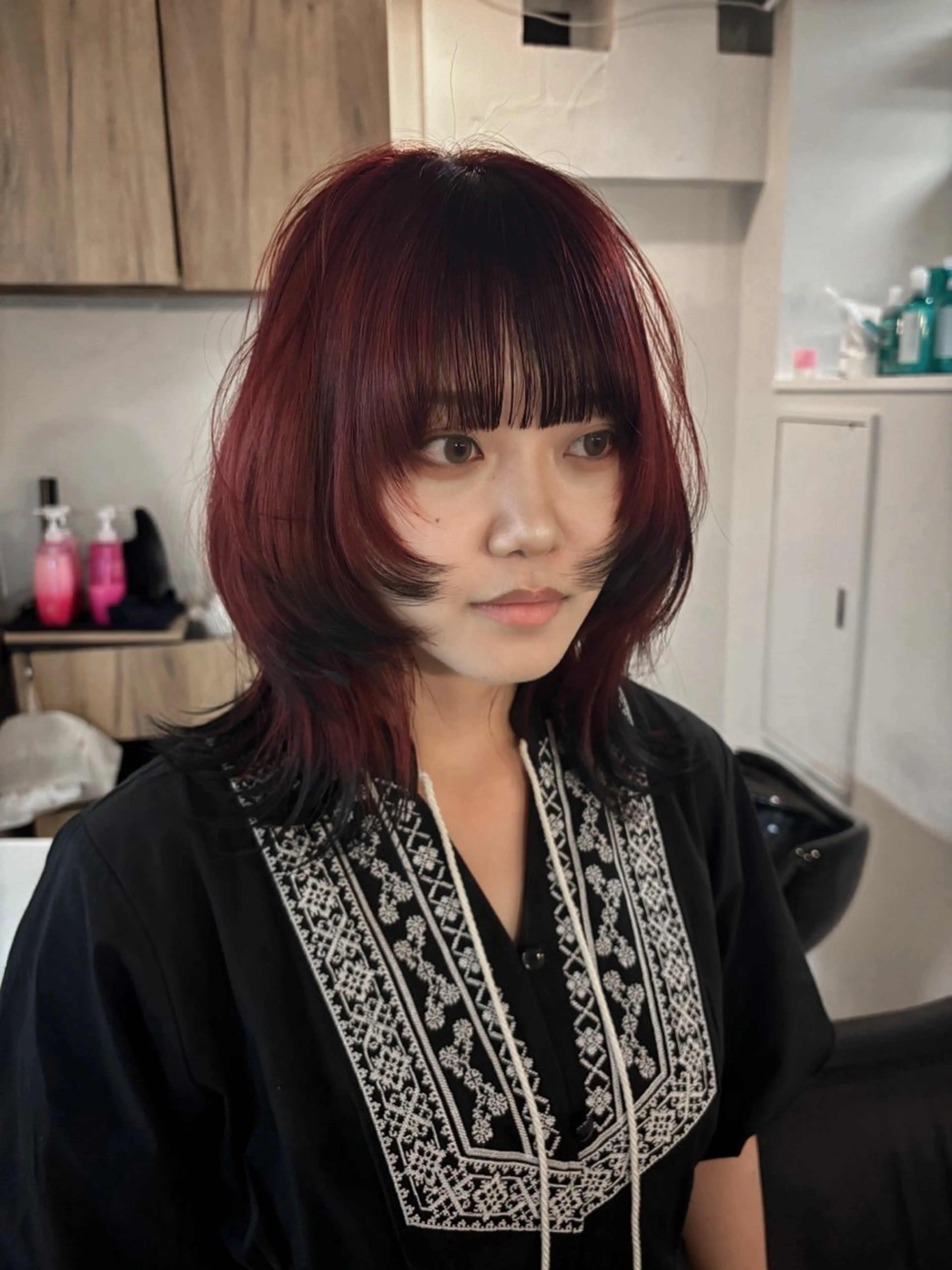 ミディアム 【抜け感ヘア🌿】 natuna.のヘアスタイル