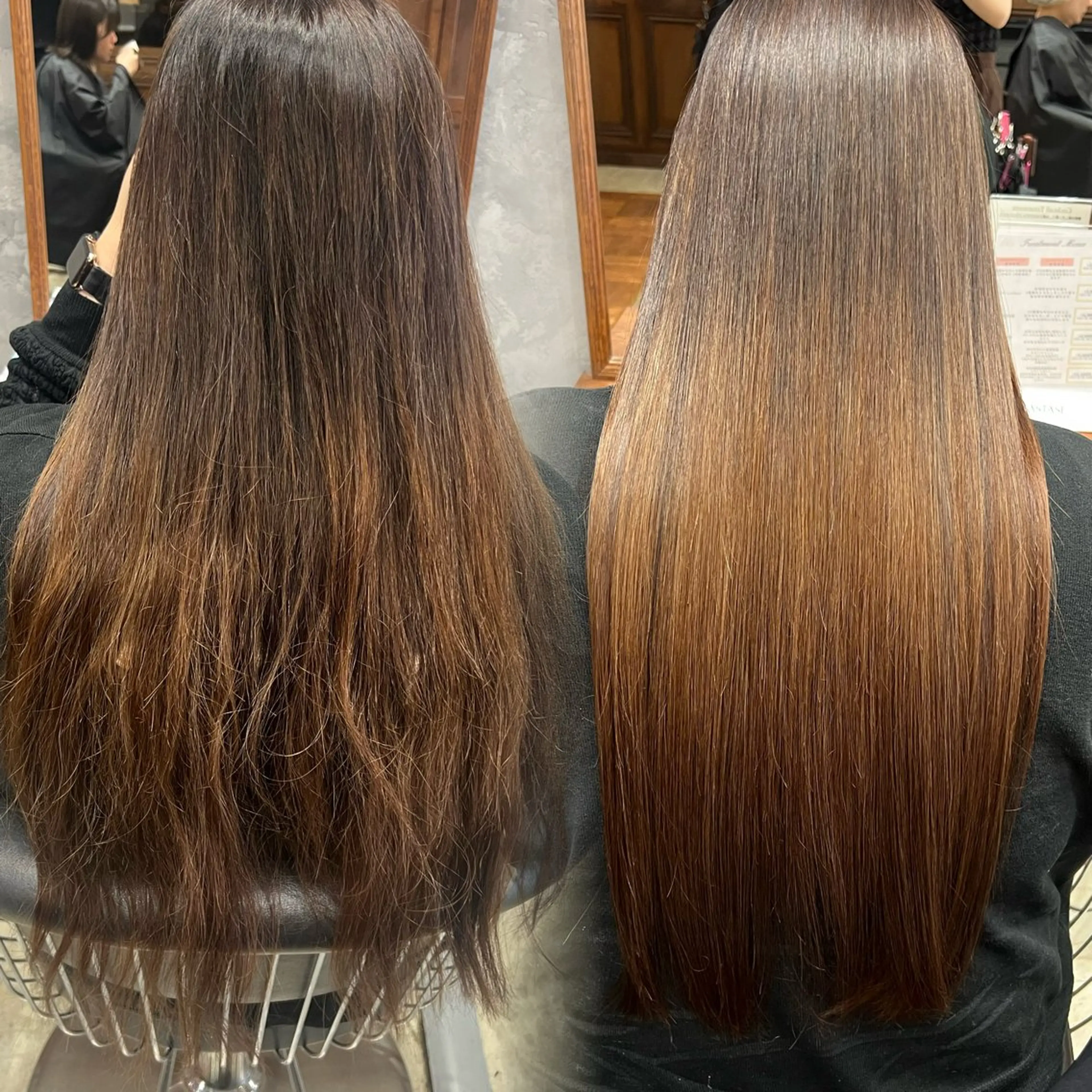 ロング 縮毛矯正/レイヤー 松田空優哉のヘアスタイル