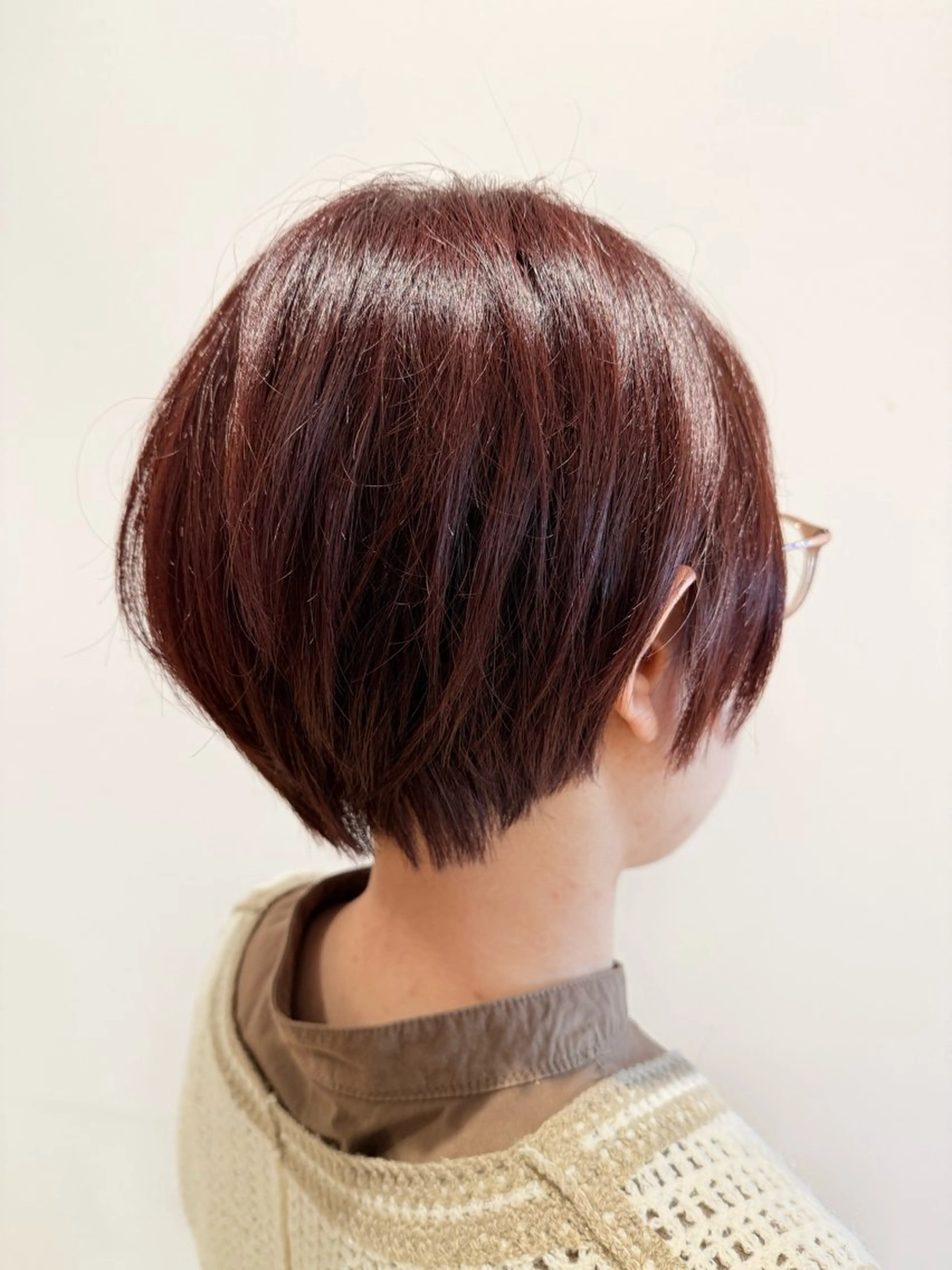 ショート カラー 丸みショート ショートヘア カット ヘアカラー トリートメント 艶髪🌿美髪 大塚礼乃【西荻窪】のヘアスタイル