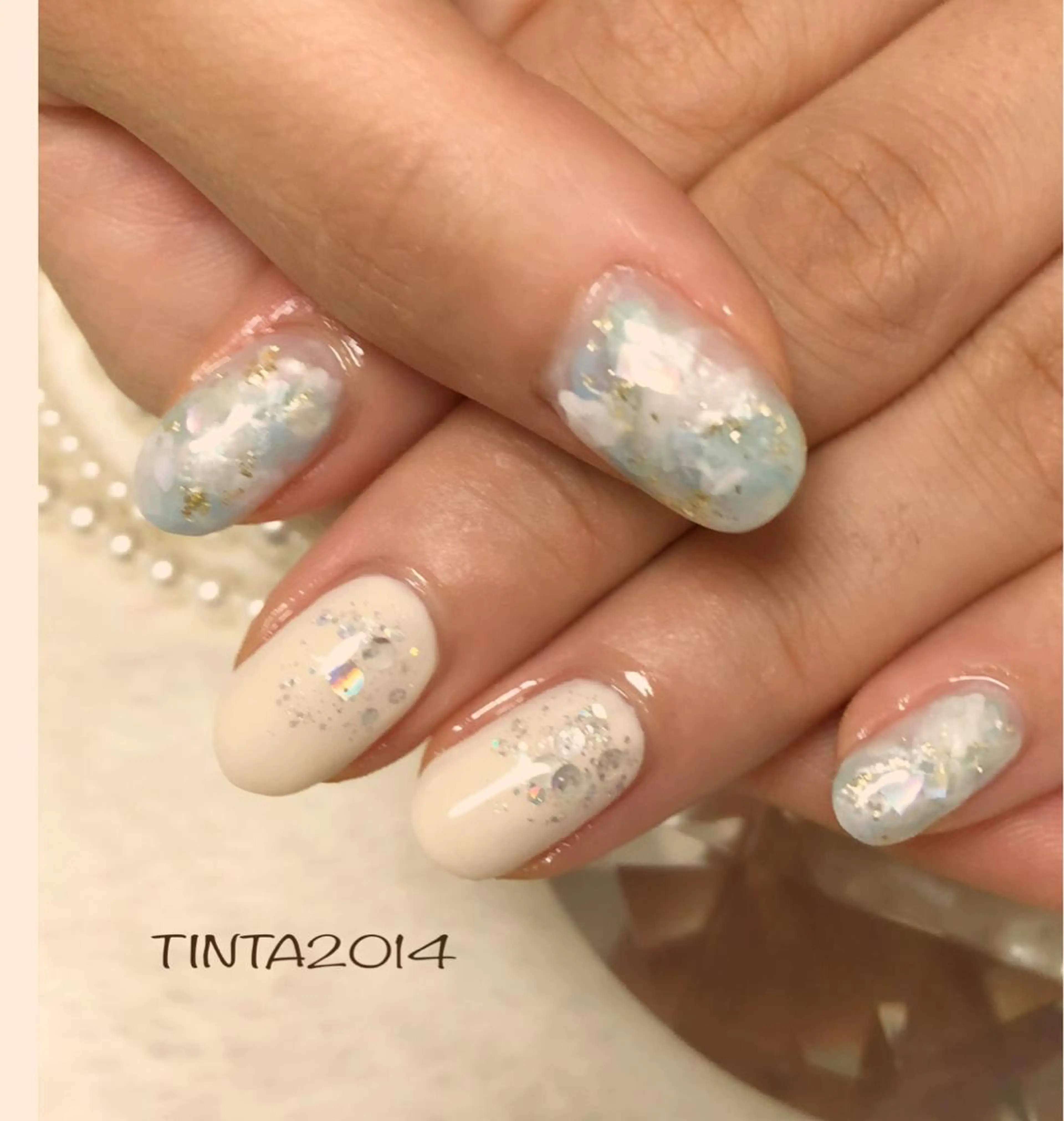 ネイル ニュアンスネイル ネイルサロン ティンタ所属・馬場 典子のネイルデザイン