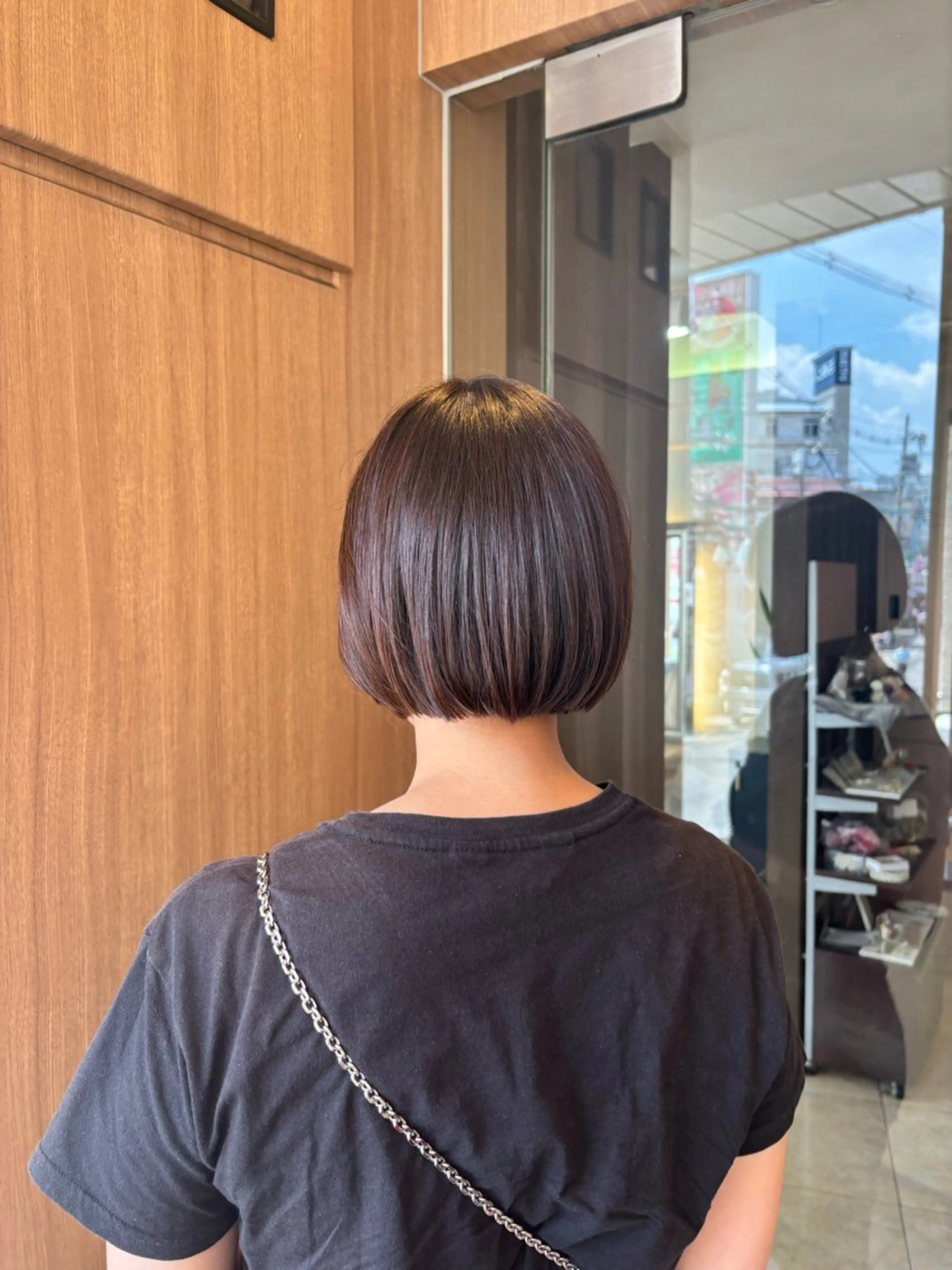 ショート ショートボブ ボブ ショートヘア カット デザインカラー/ オダセイナのヘアスタイル