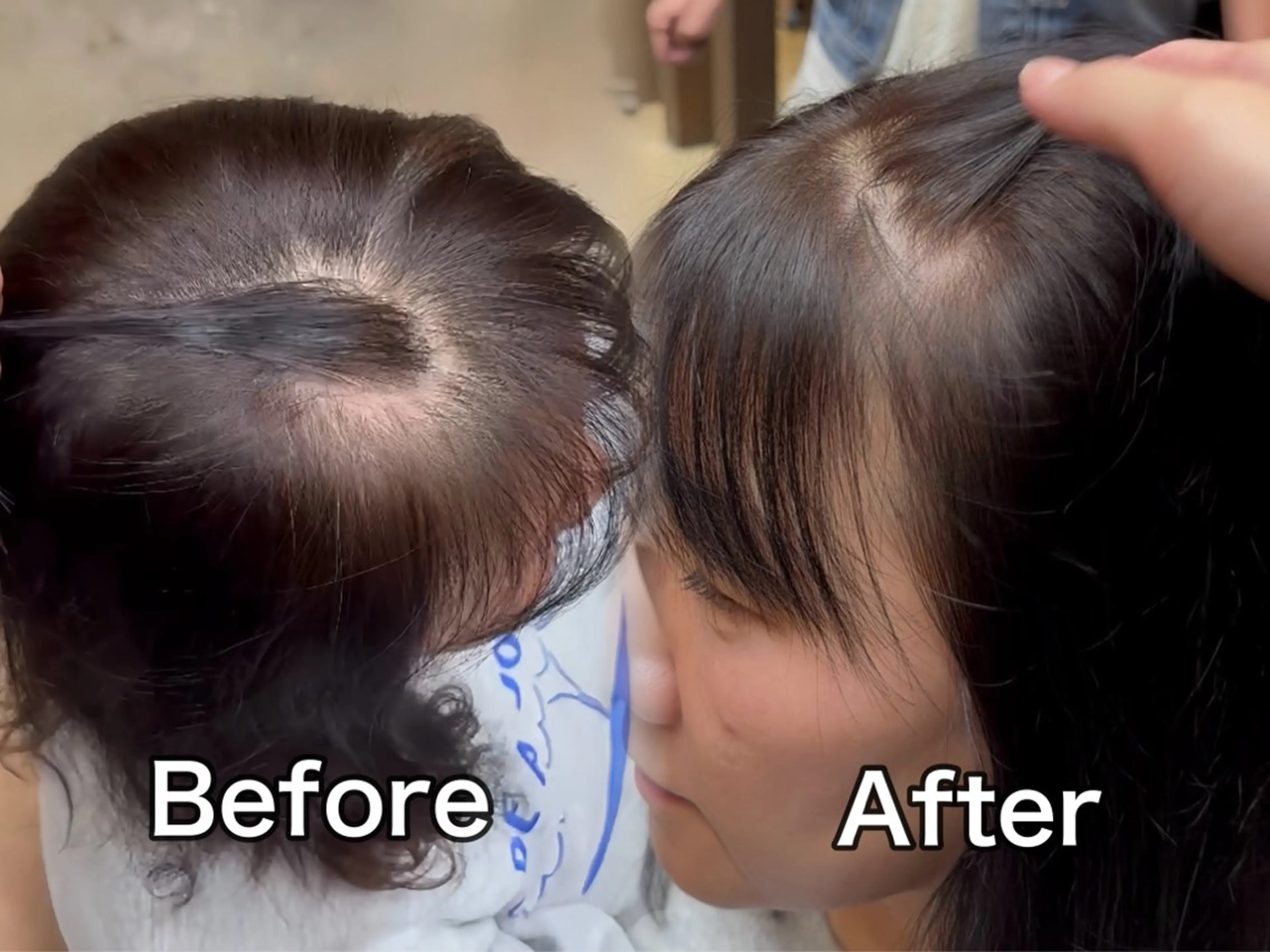 ミディアム カラー カット ヘアカラー トリートメント 白髪ぼかし特化/ 髪質改善/ハクのヘアスタイル