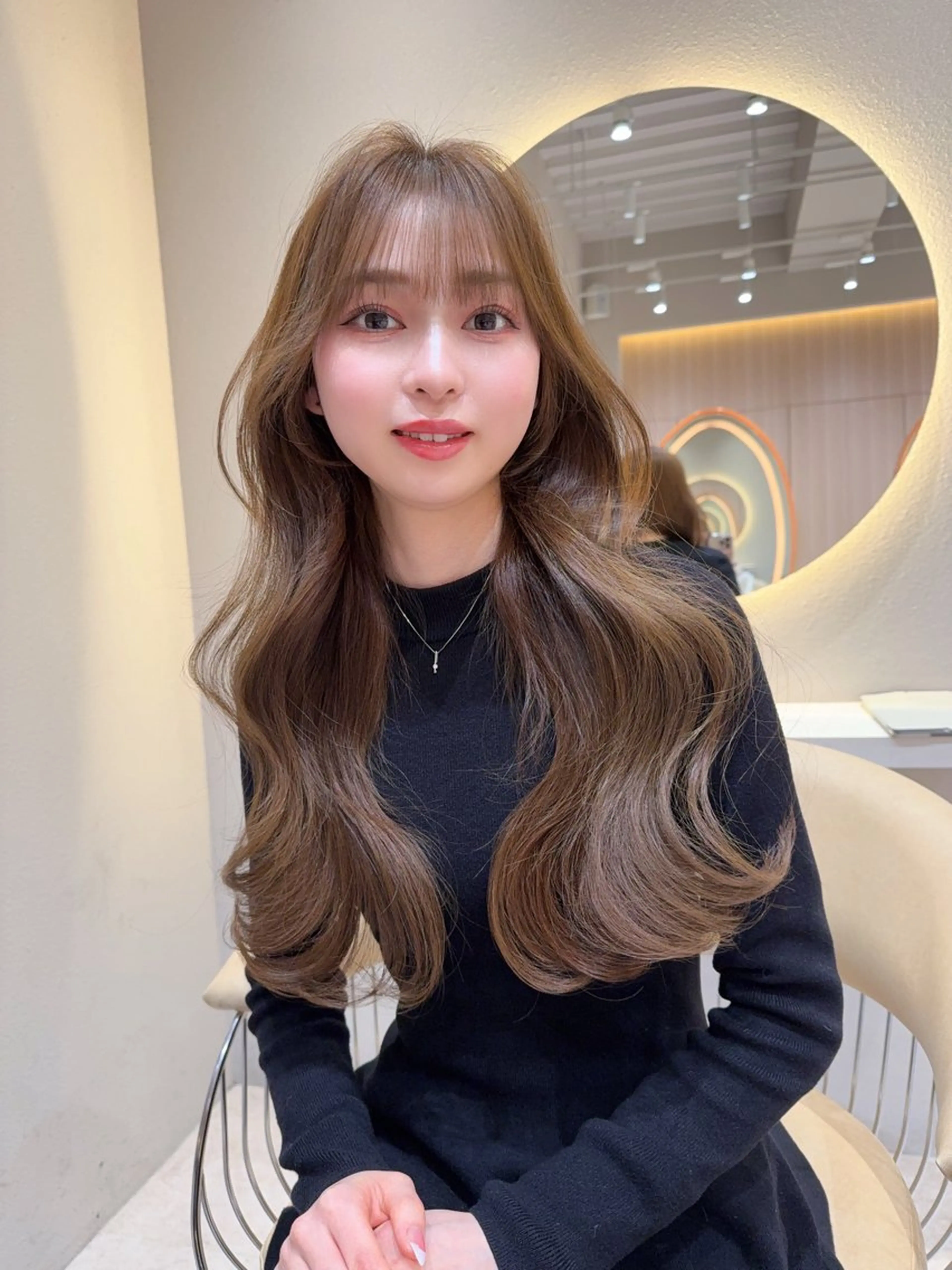 ロング カラー カット ヘアカラー トリートメント レイヤー❣️縮毛矯 川村利幸のヘアスタイル