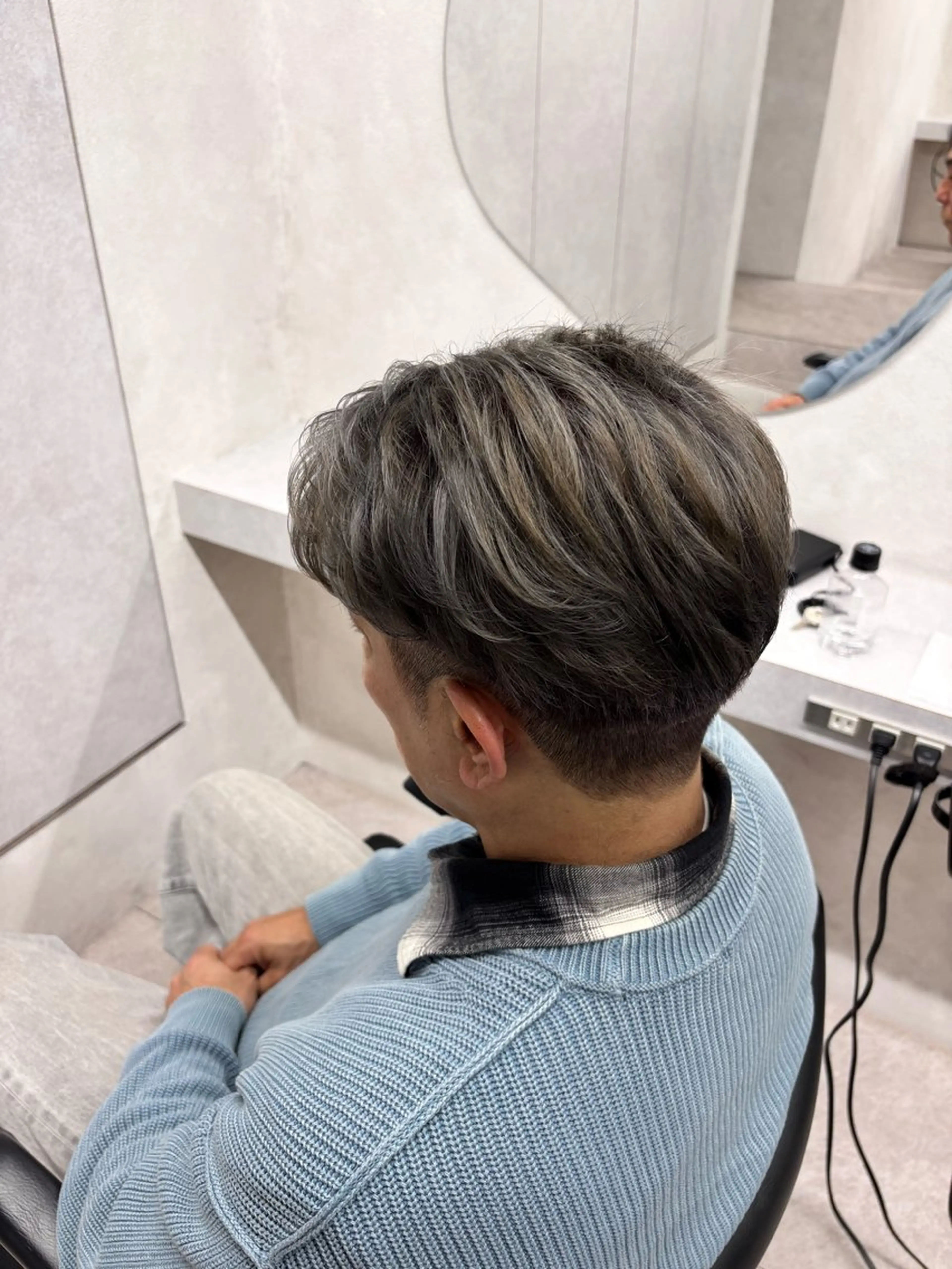 カラー メンズ ヘアカラー ‪🔆‬ハイトーン ‪🔆‬AYAKAのヘアスタイル