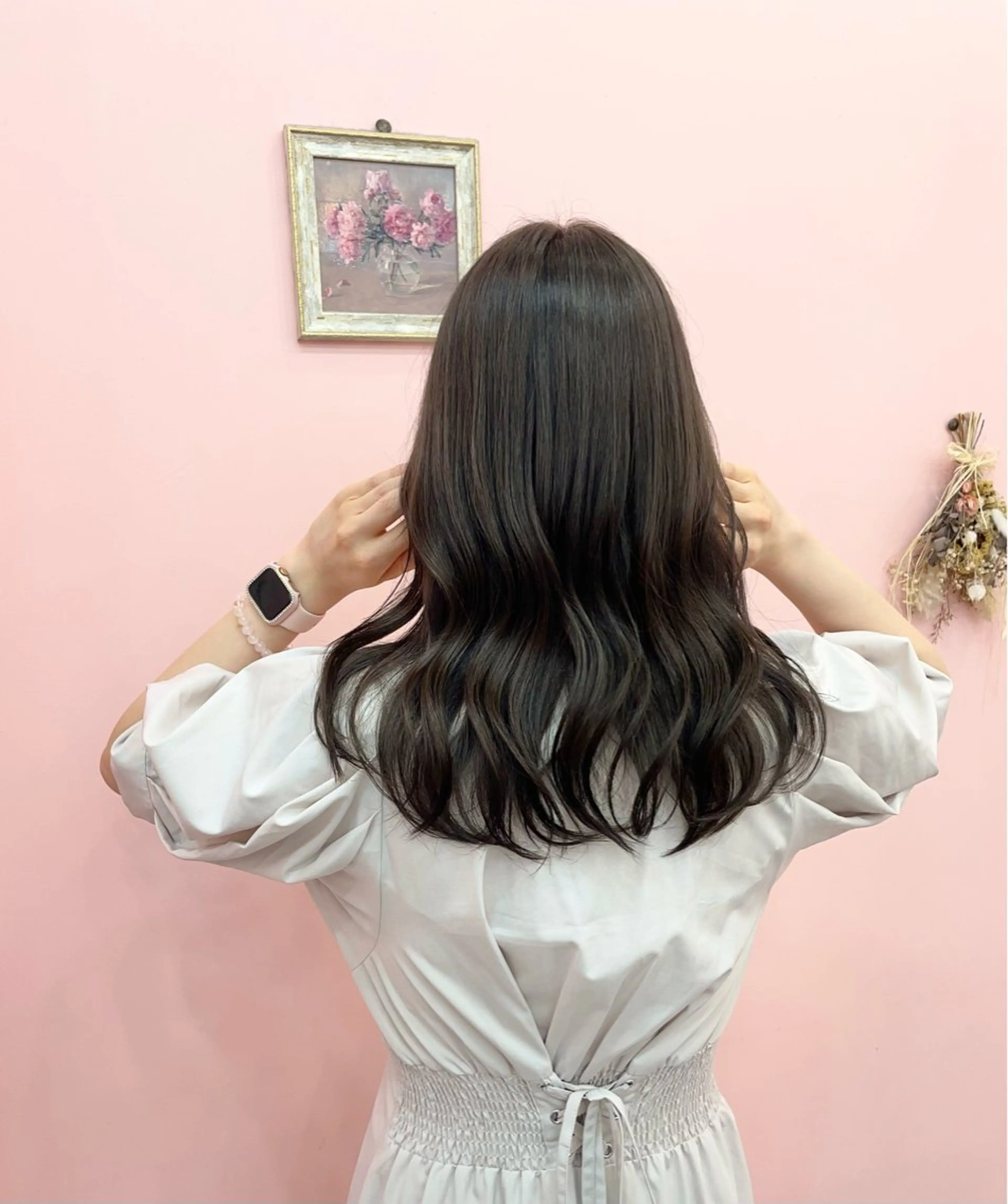 セミロング カラー 山本 史奈のヘアスタイル