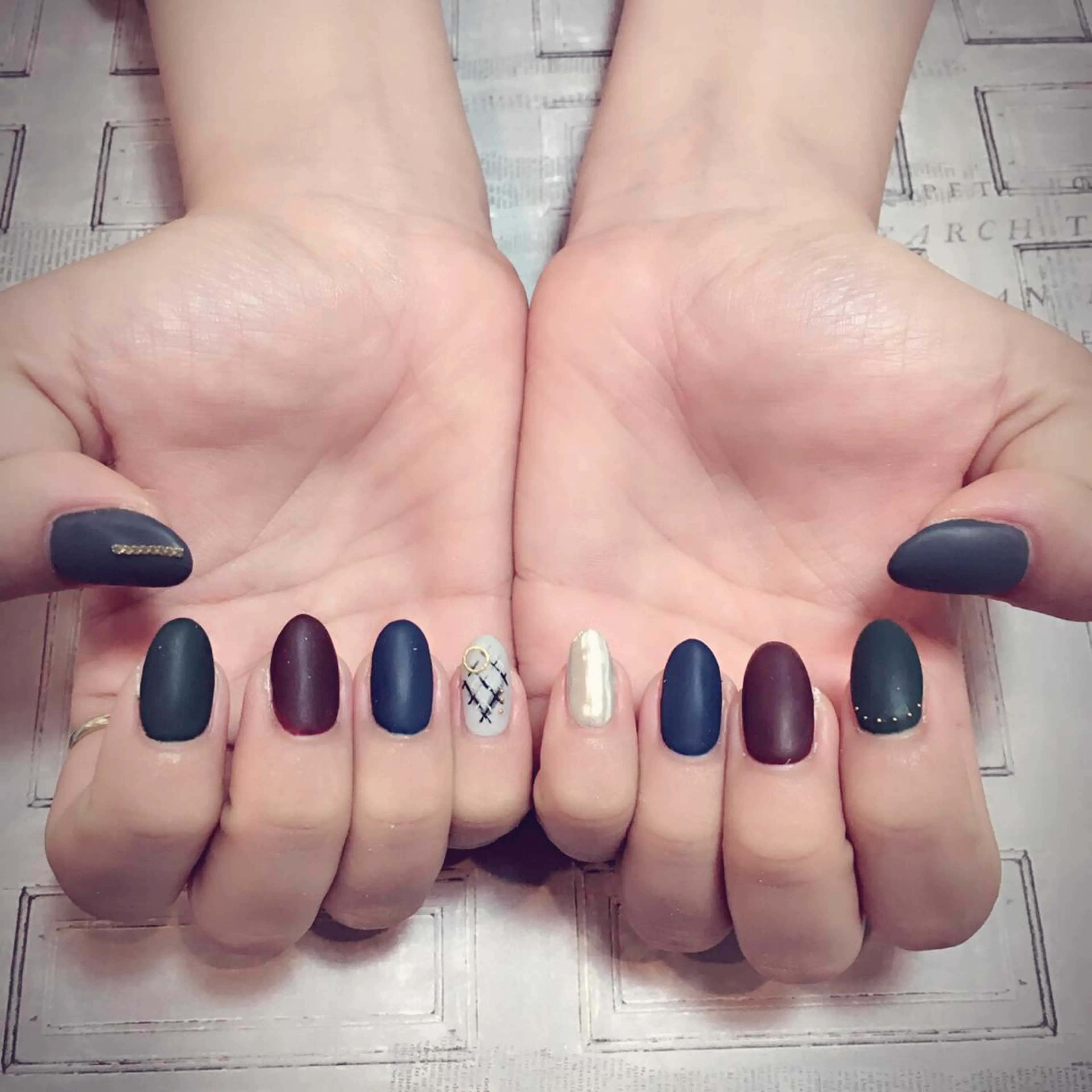 ネイル マットネイル jdn kayokoのネイルデザイン