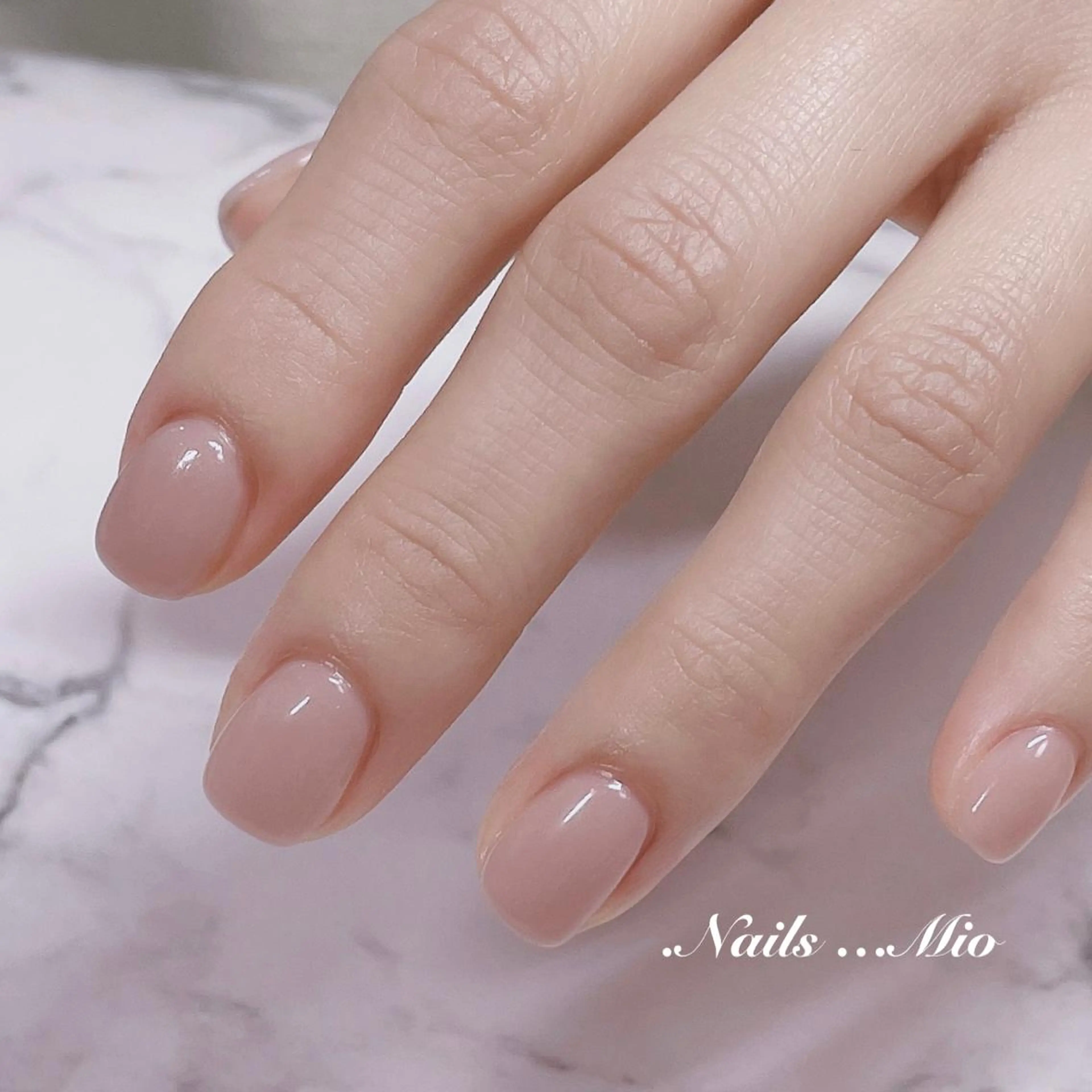 ネイル ワンカラーネイル .Nails Mio 赤羽西ネイルサロンのネイルデザイン