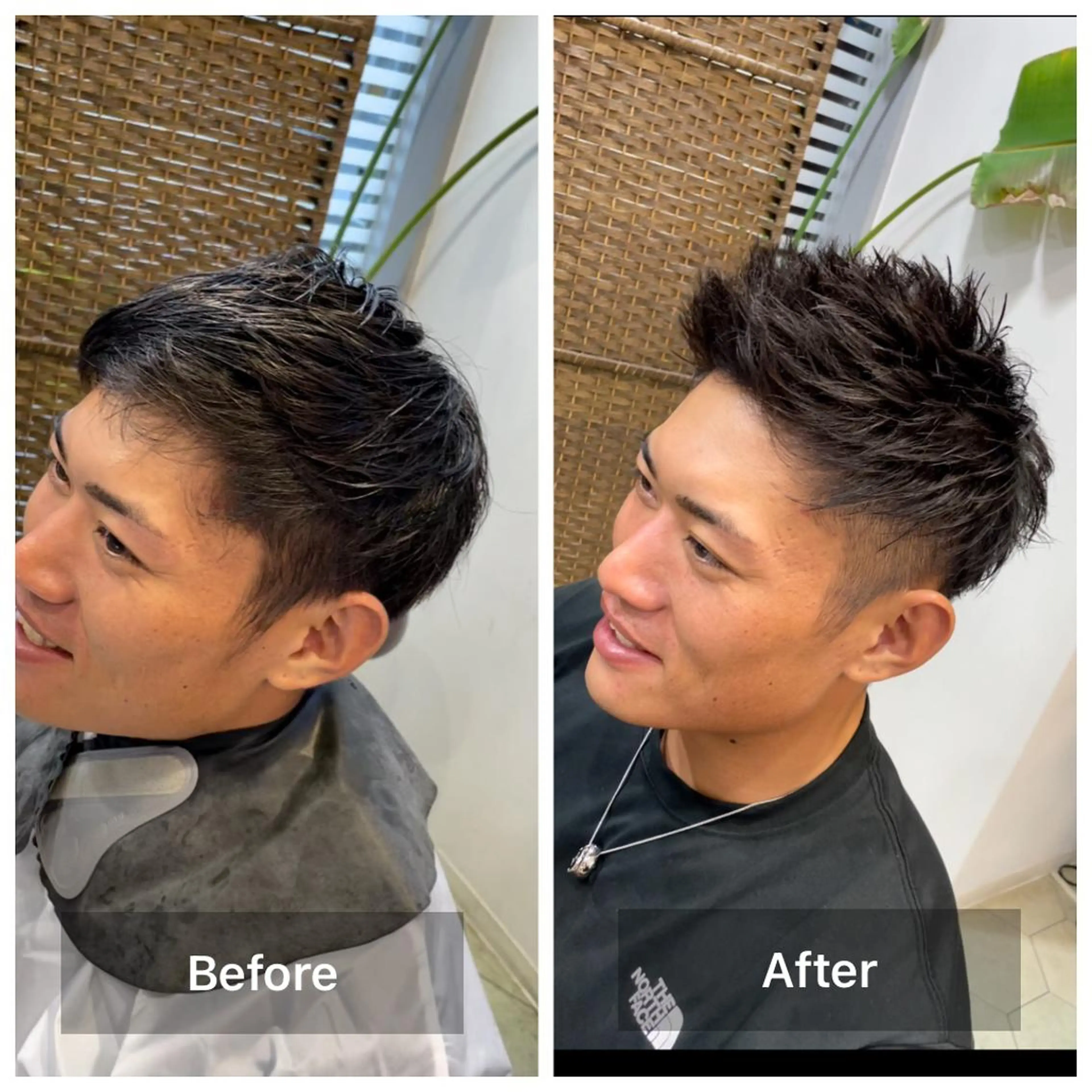 ショート メンズ モヒカン カット share salon　SCENA所属・堤太志 メンズパーマ特化のヘアスタイル