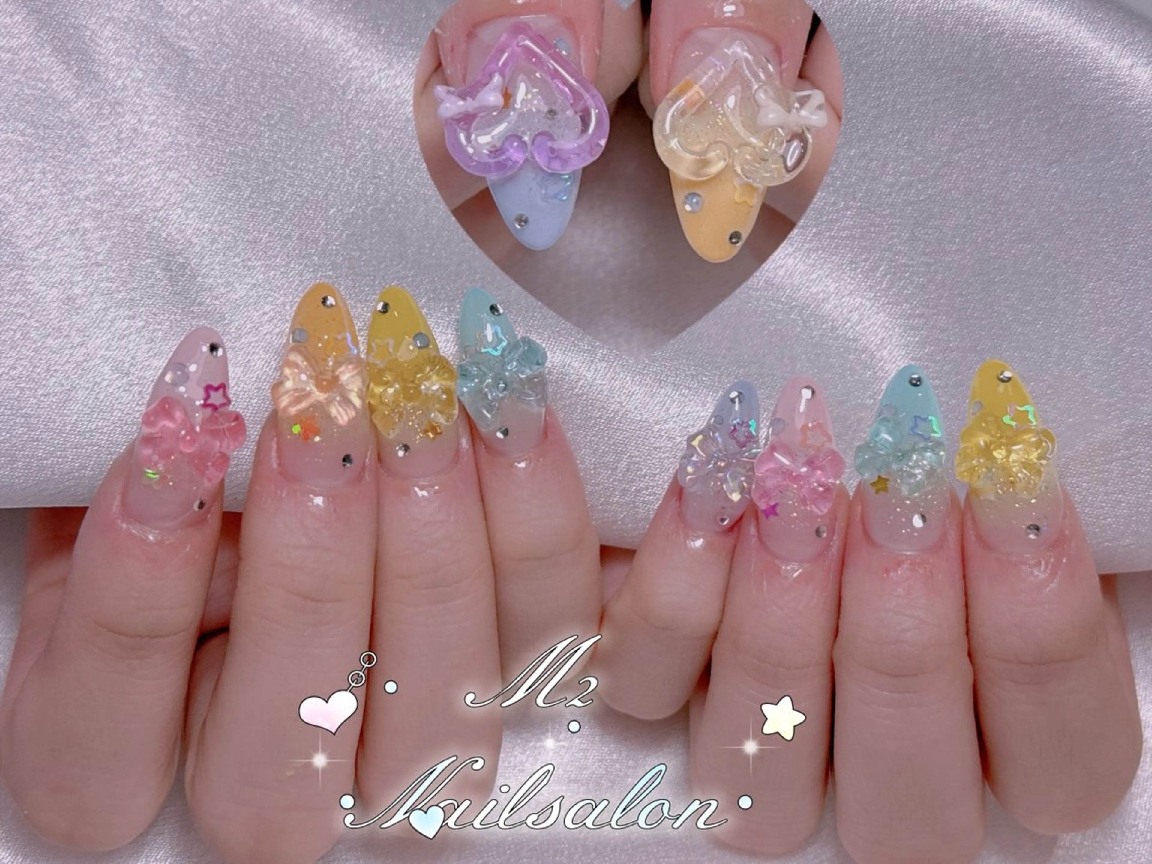 ネイル 長さだし専門店 M2　rikaのネイルデザイン