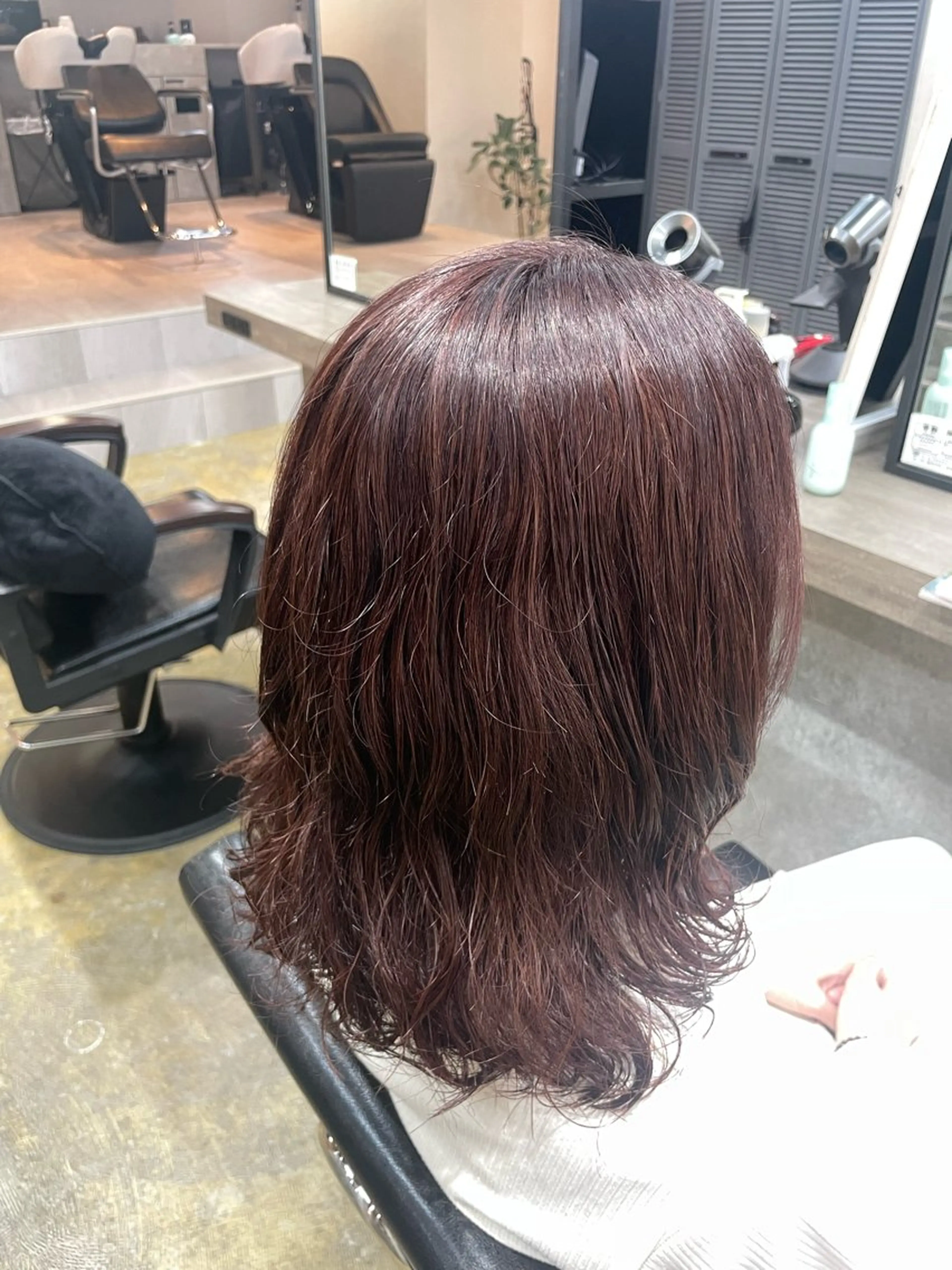 セミロング カラー セミロングパーマ ヘアカラー ニュアンスカラー/ 🫧レミ(坊主)のヘアスタイル