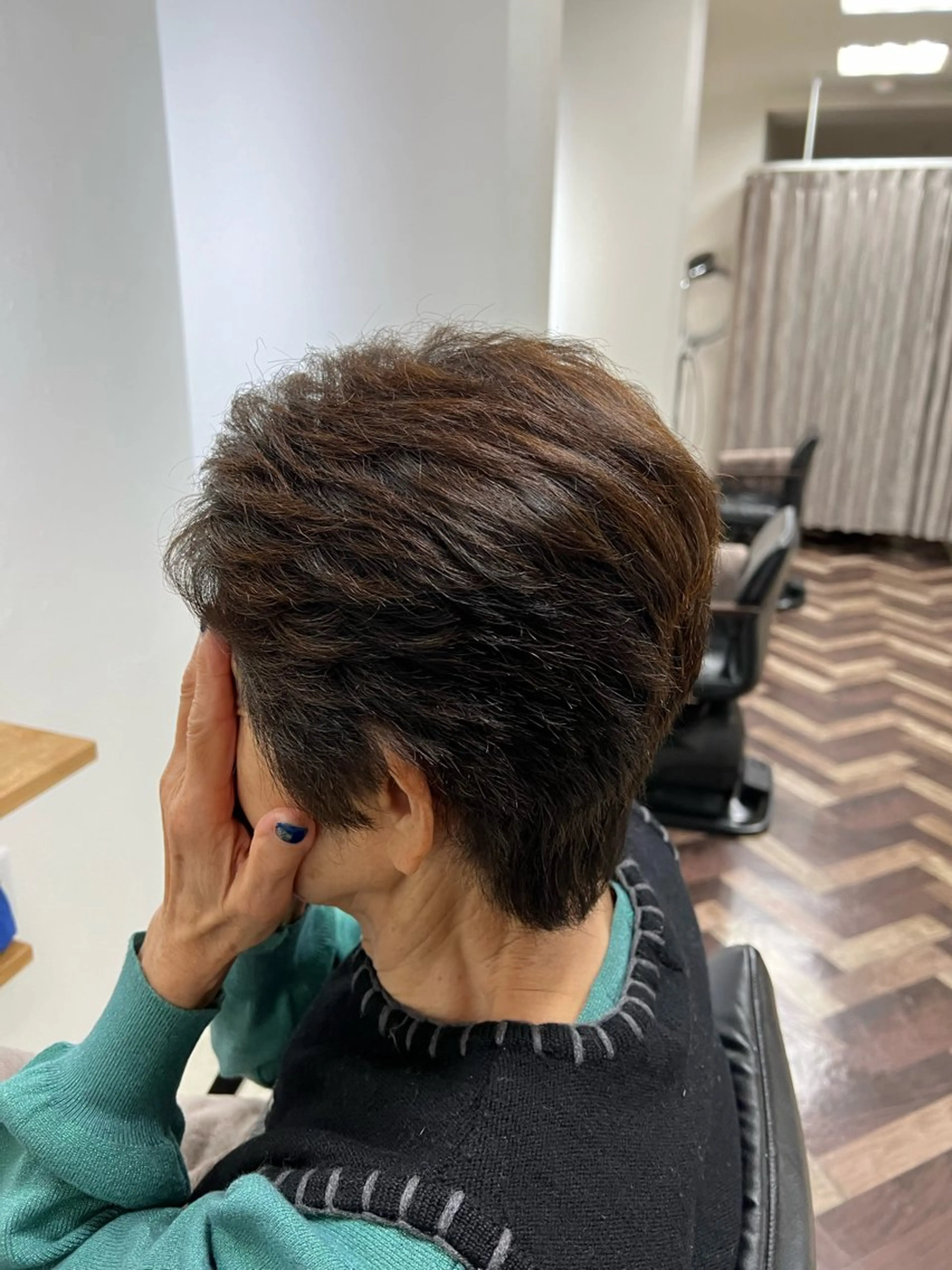ショート カット ヘアカラー ヘッドスパ 髪質改善/マツパ 垢抜け透明カラー衣笠のヘアスタイル