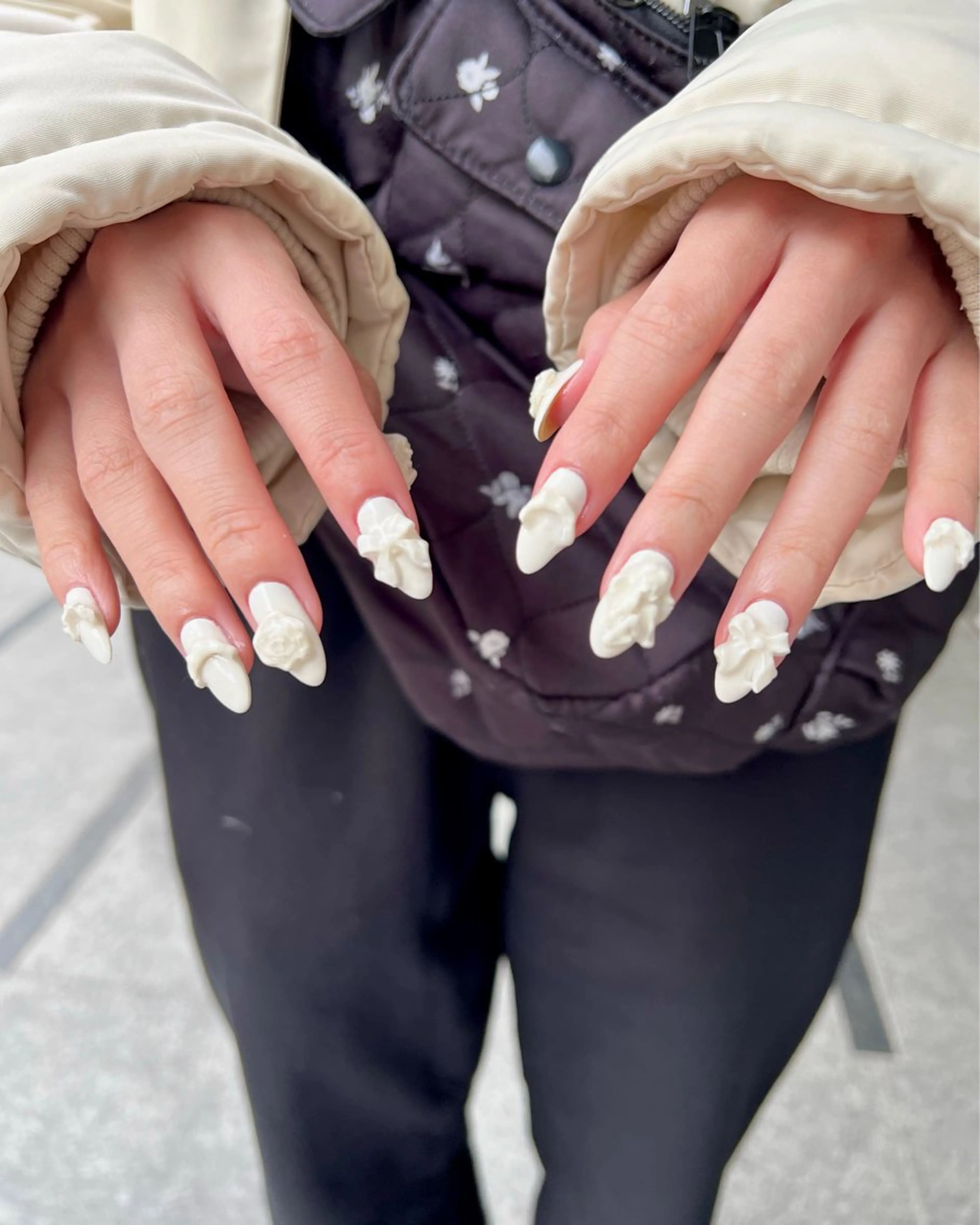 ネイル ハンドネイル 🧁🥕 asukaのネイルデザイン