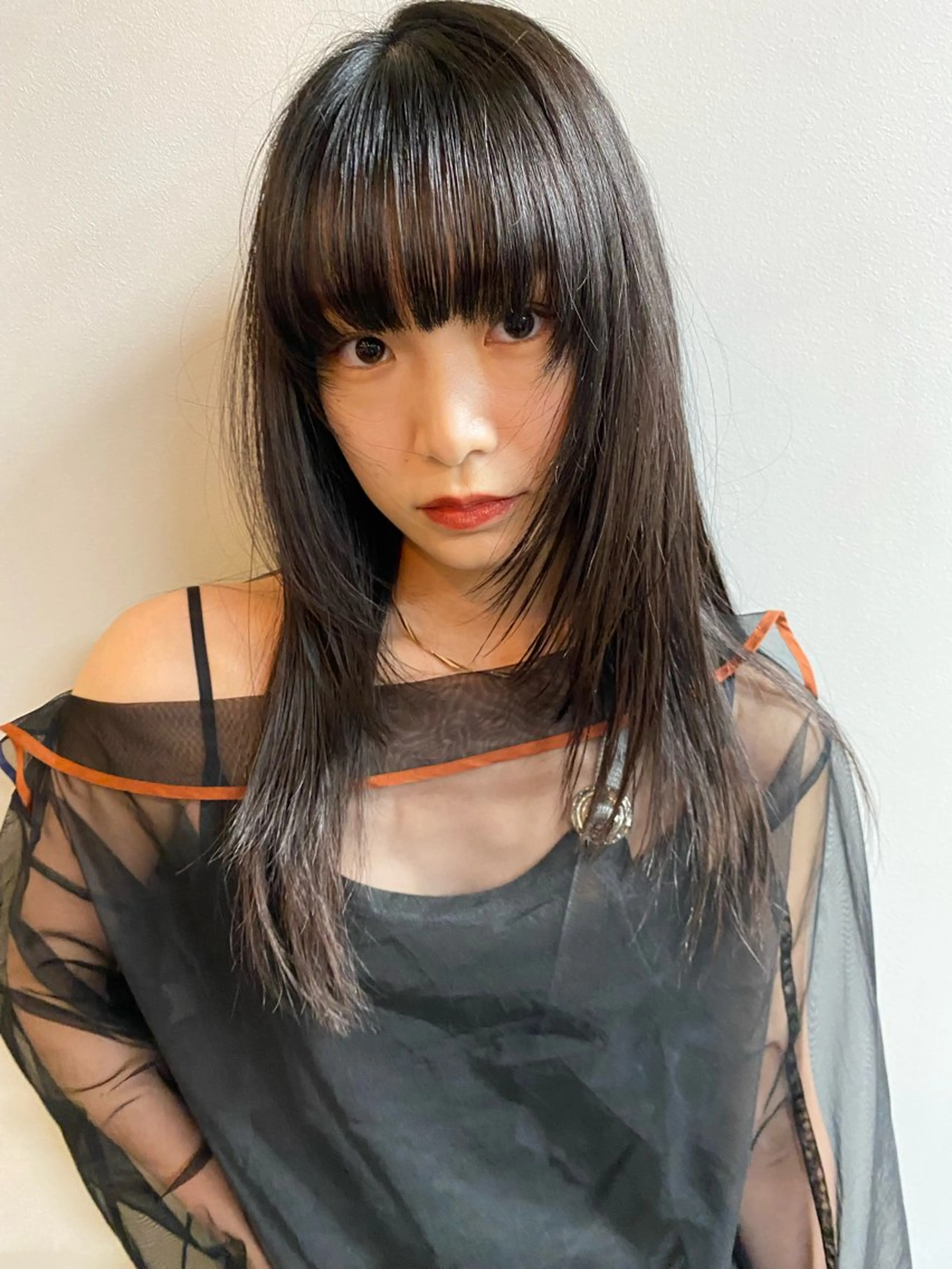 ロング カラー ハイトーン レイヤー🎀meiのヘアスタイル