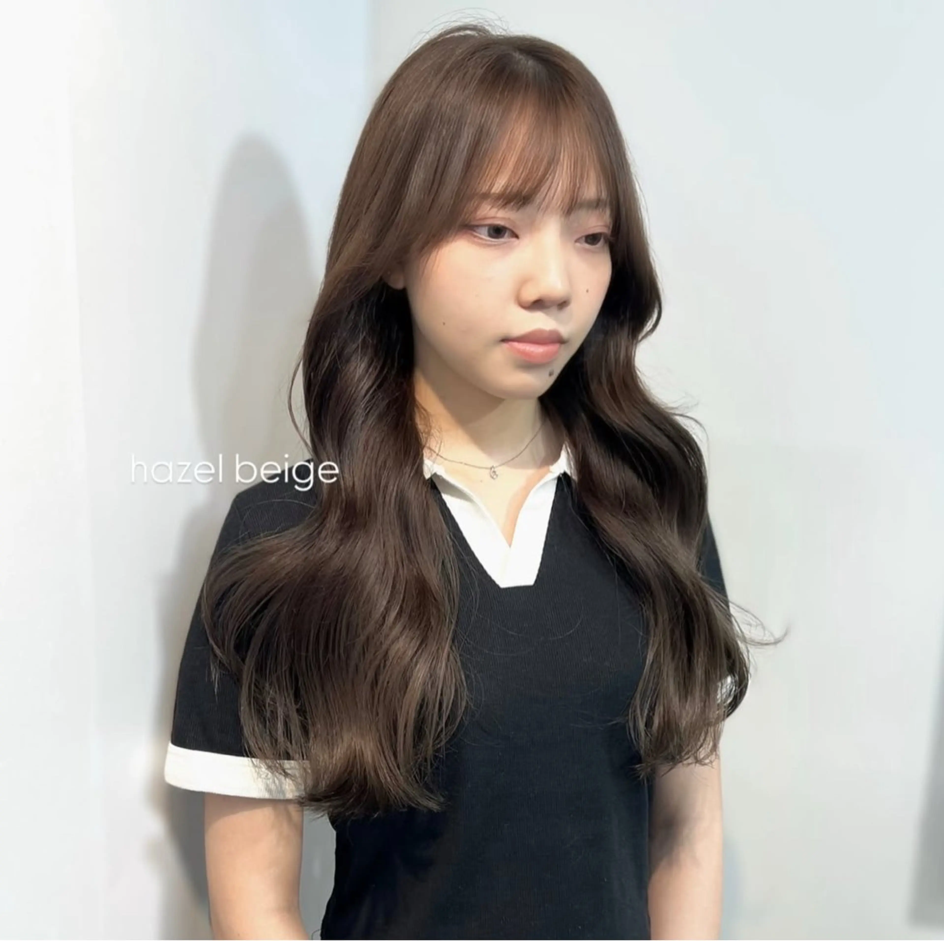 ロング カラー ブリーチ ダブルカラー ブリーチなしカラー EMANON梅田店所属・前川 朋香のヘアスタイル