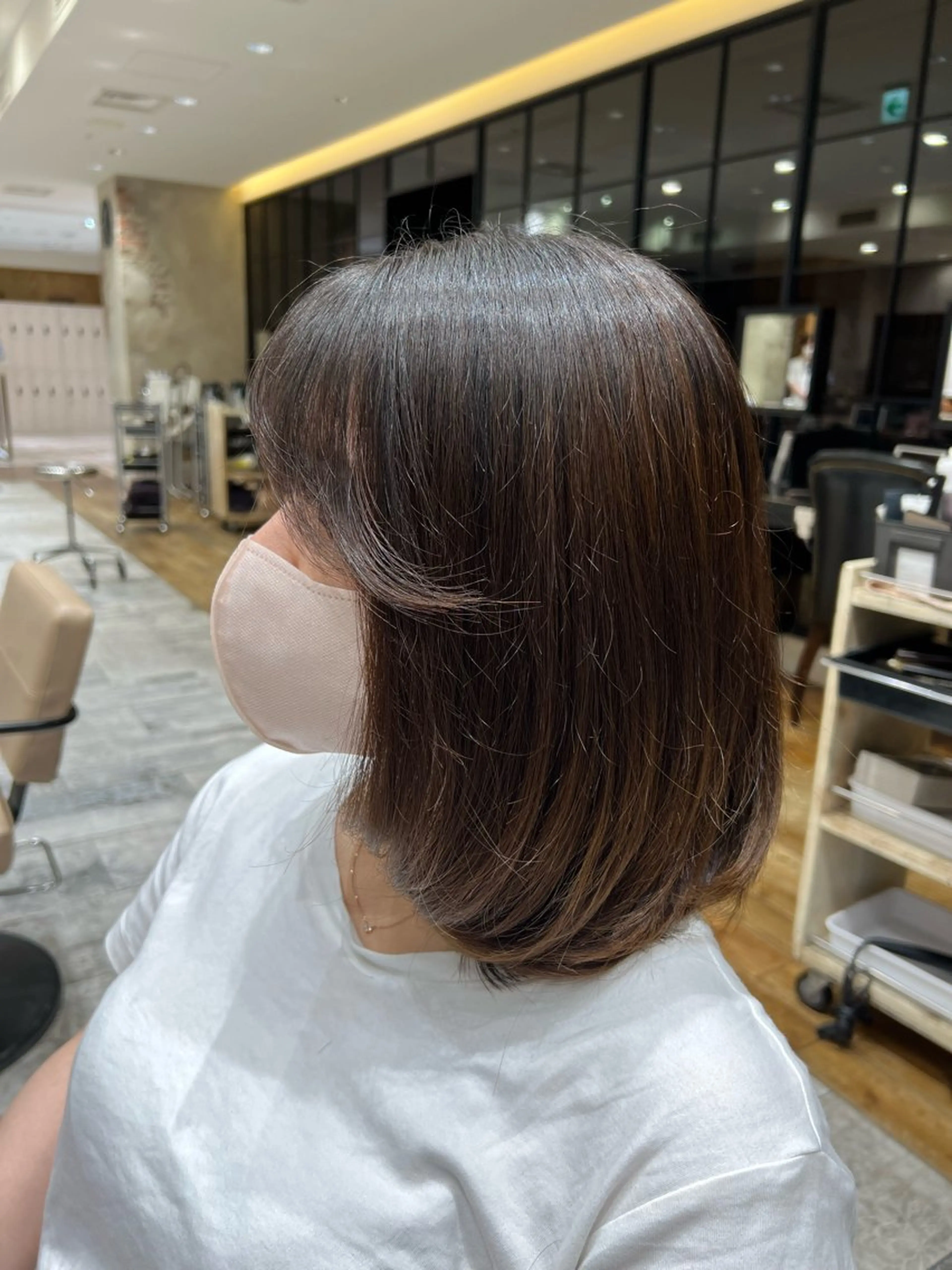 ミディアム 💍新宿ショート 💍岩田莉奈のヘアスタイル