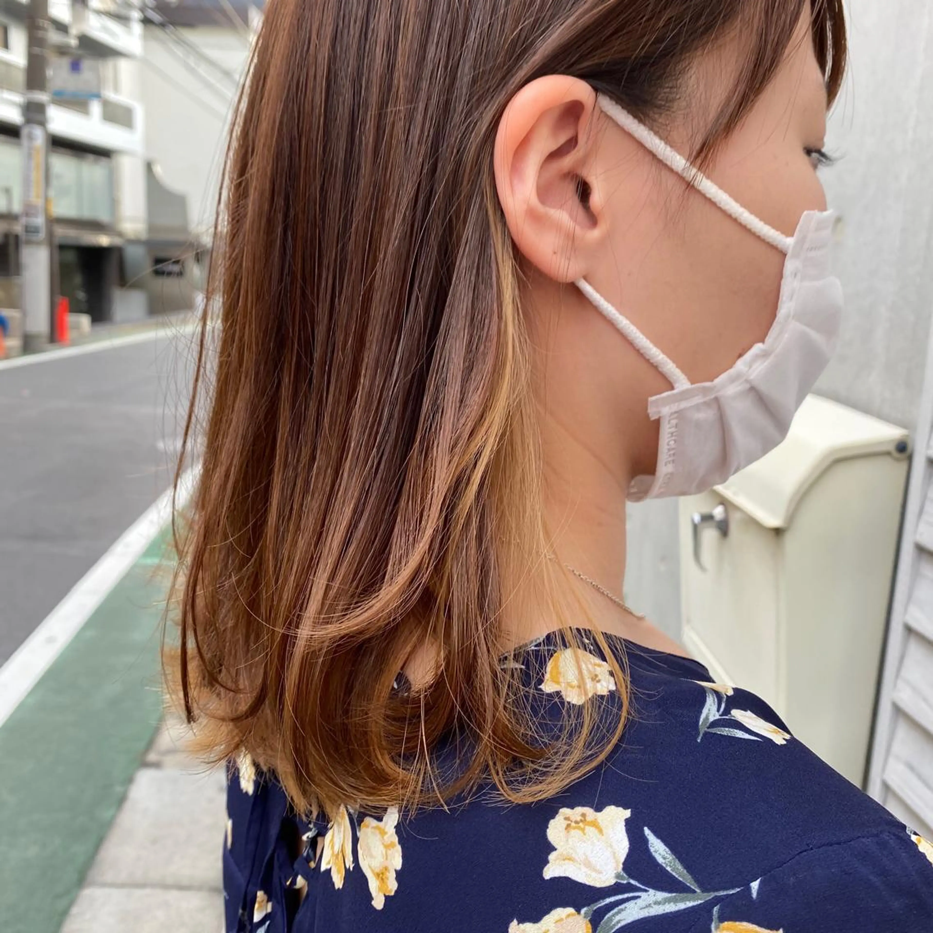 ミディアム 🪭risa 暖色/レイヤー🪭のヘアスタイル