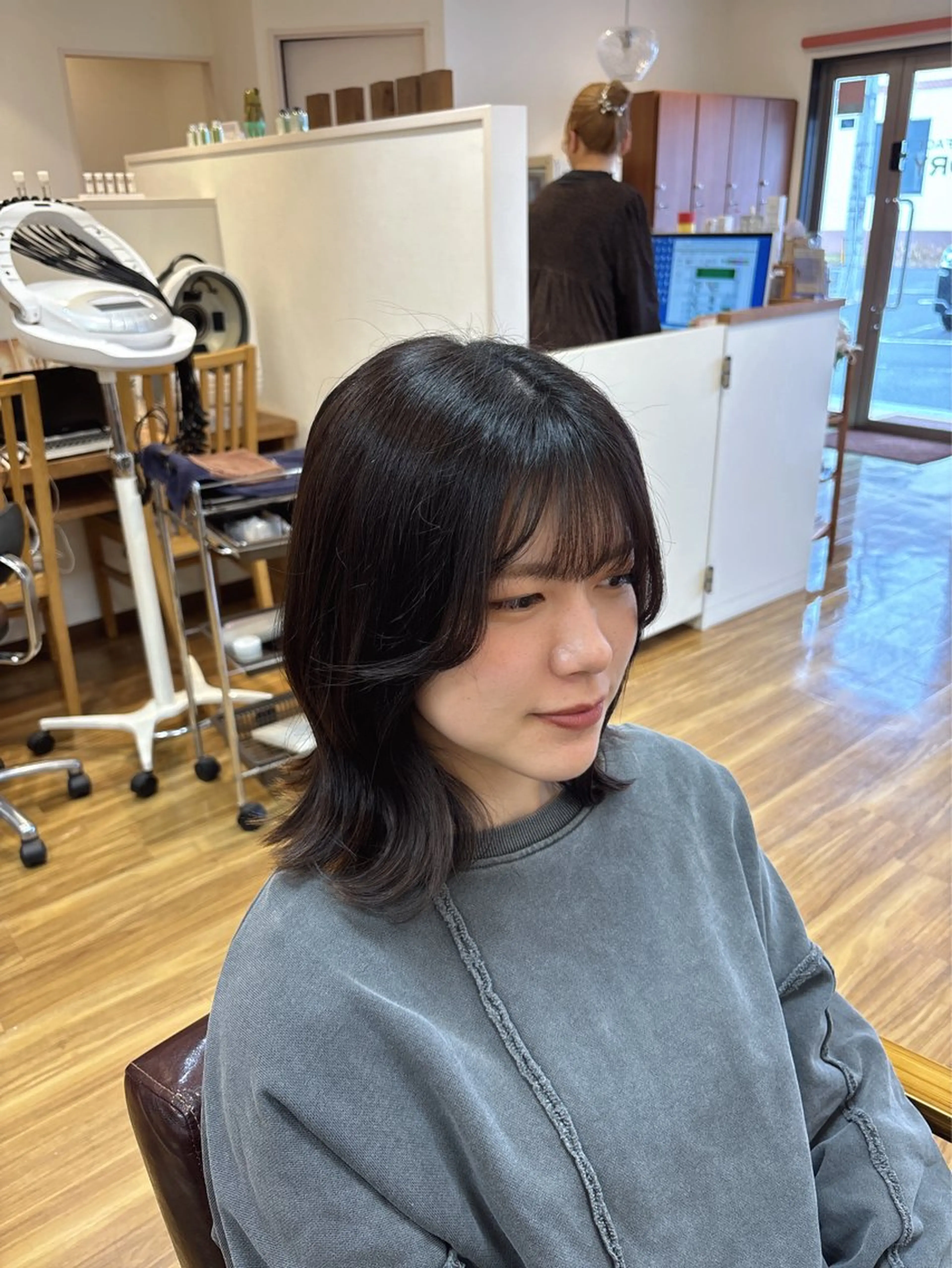 セミロング くびれヘア 【STORY】 NANAMI🍓のヘアスタイル
