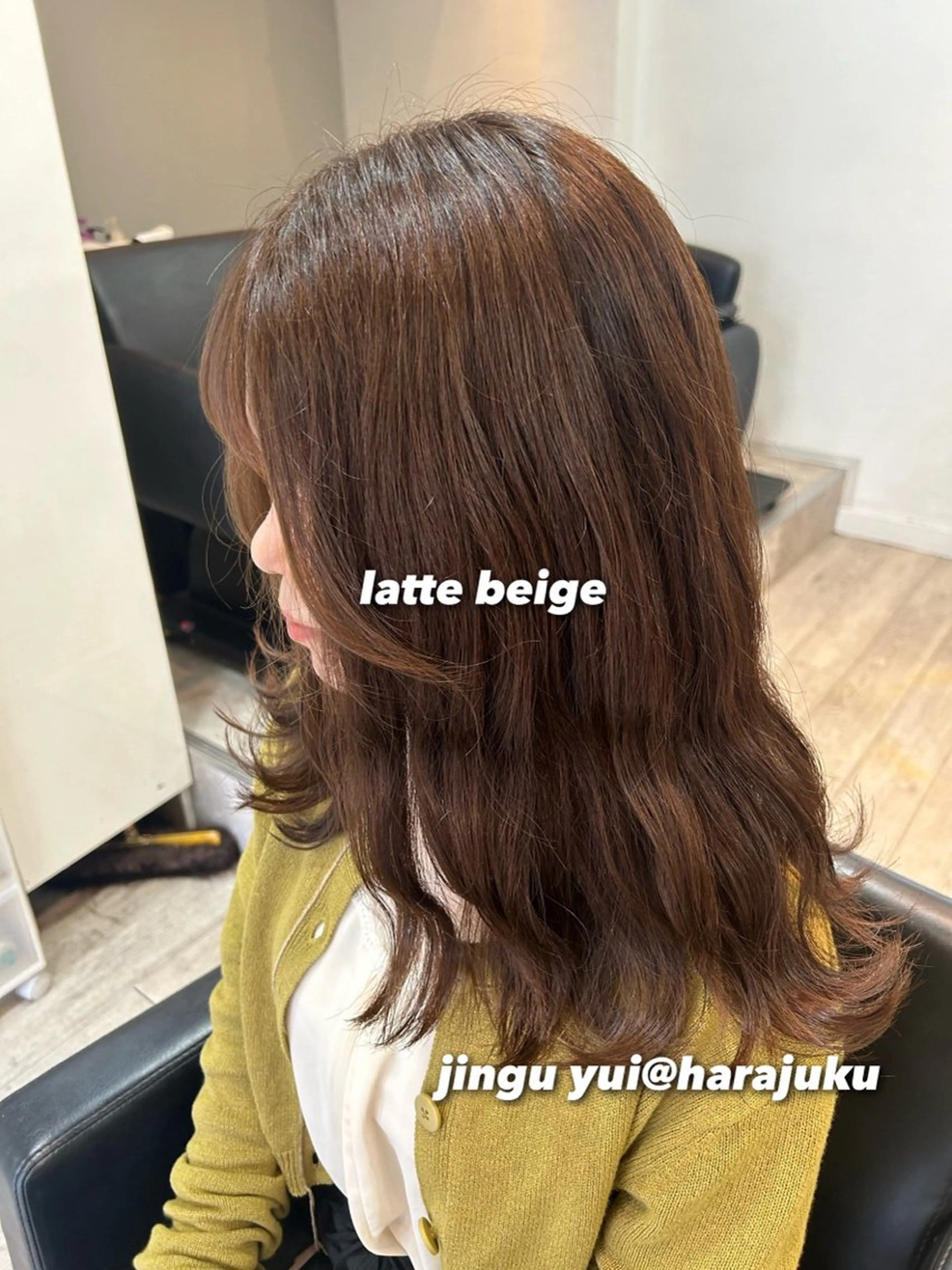 ミディアム カラー パーマ ヘアアレンジ メンズ ワット 原宿のヘアスタイル