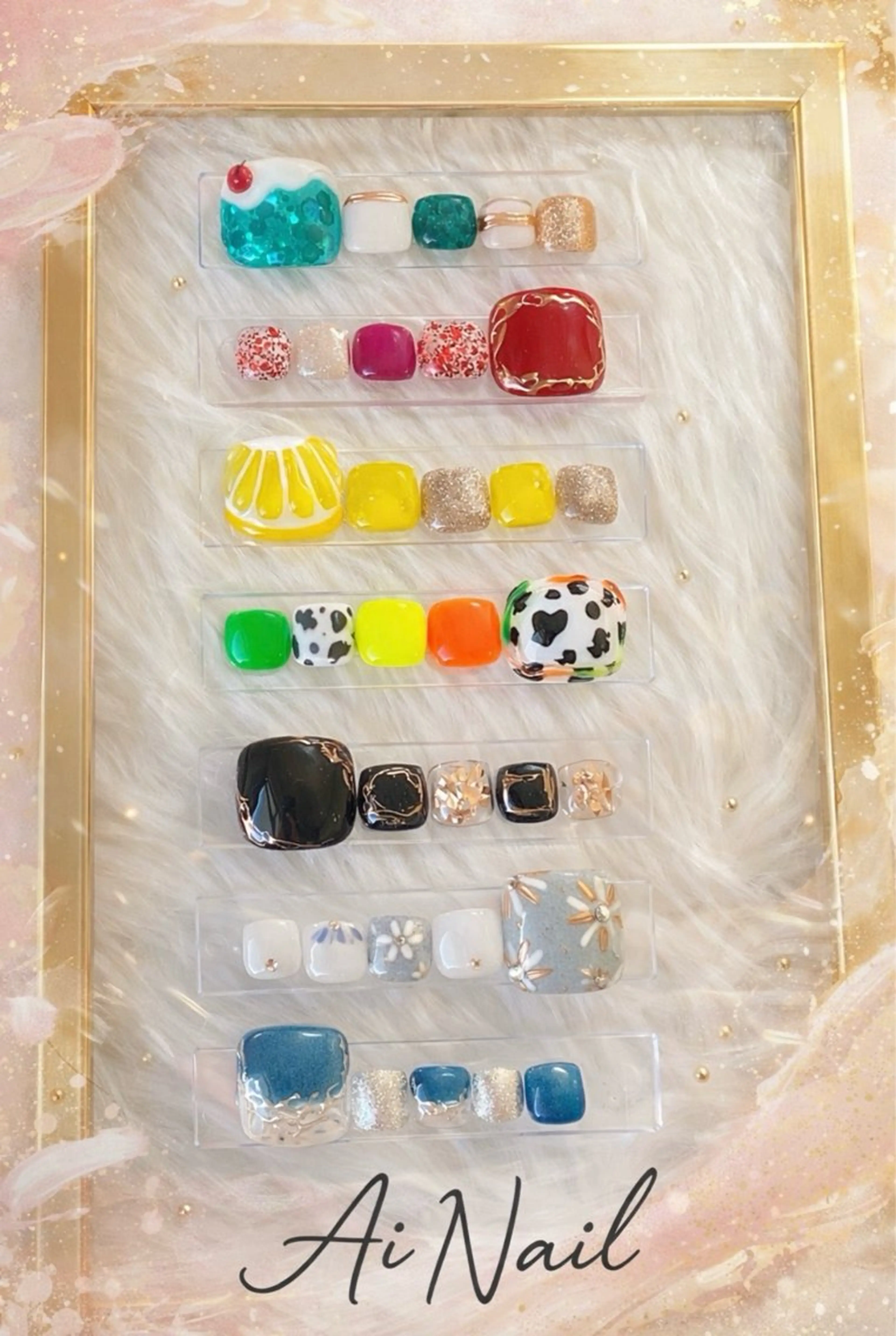 定額フットデザイン（オフ込み）¥7500の写真