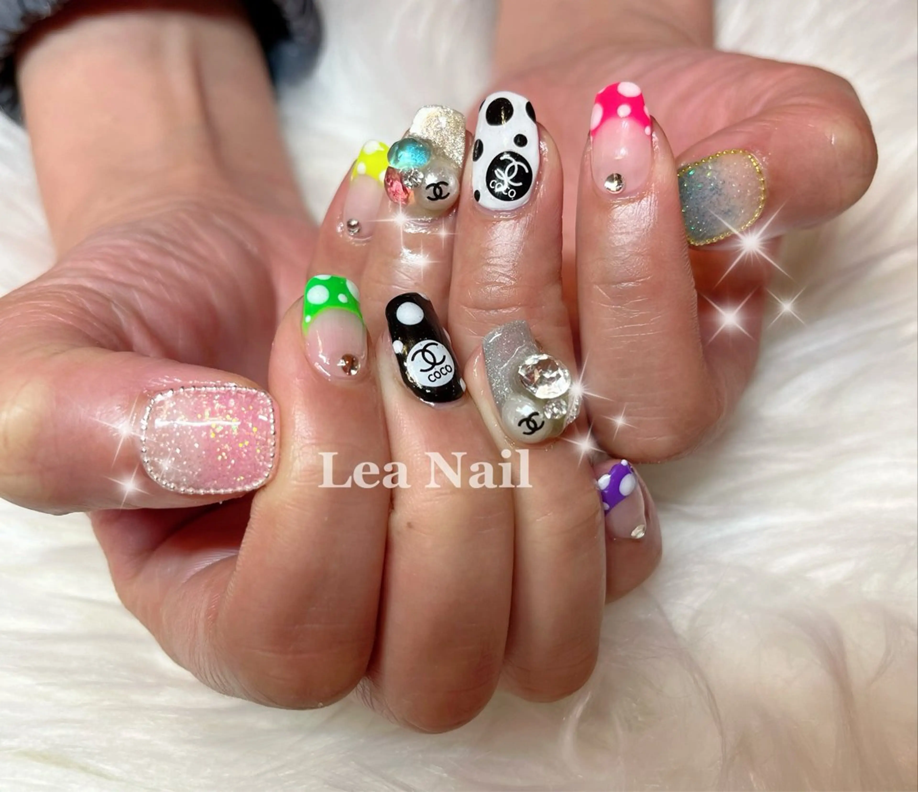 ネイル 持ち込み ハンドネイル Lea Nailのネイルデザイン