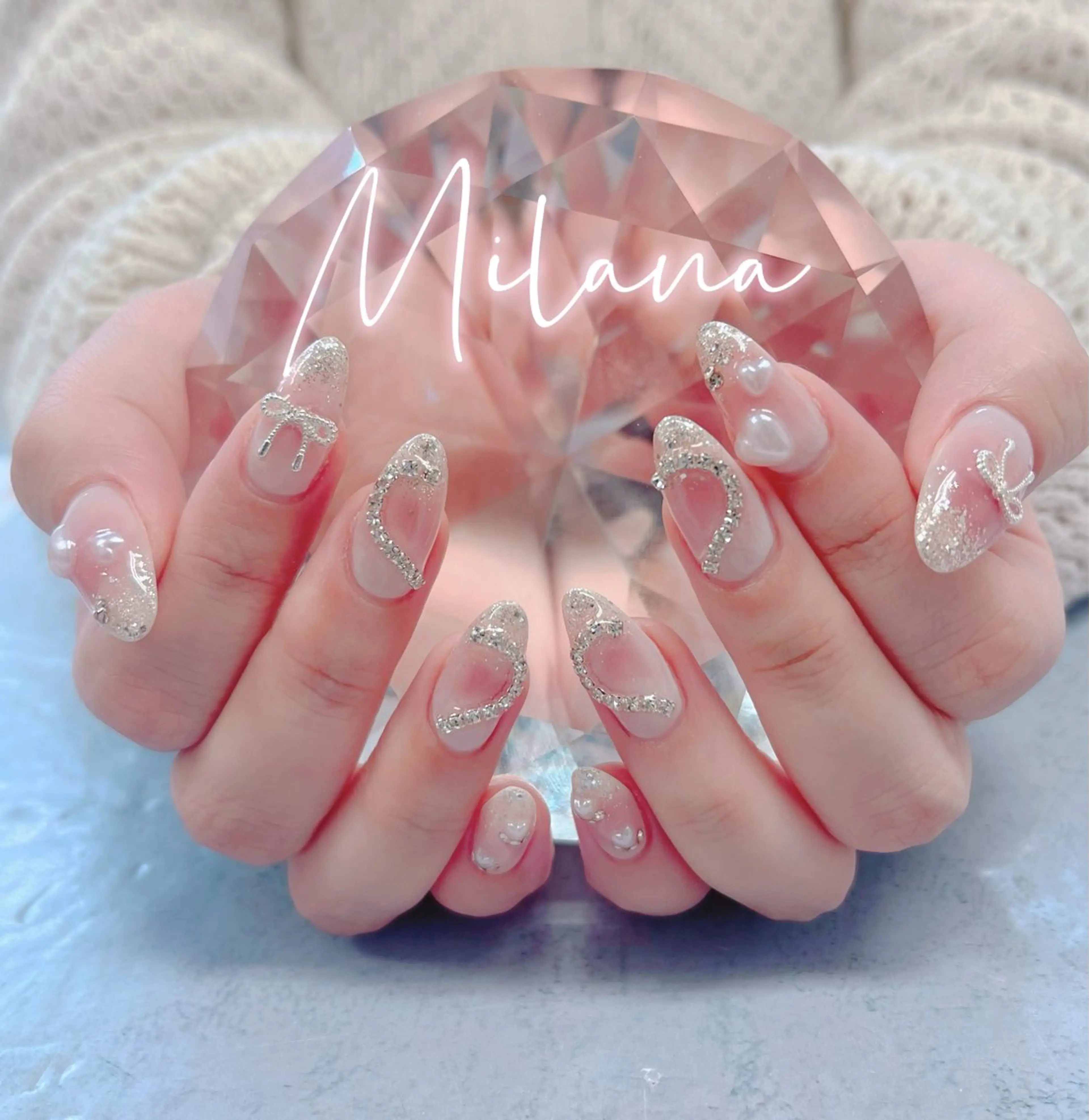 ネイル ハンドネイル Milana 西里のネイルデザイン