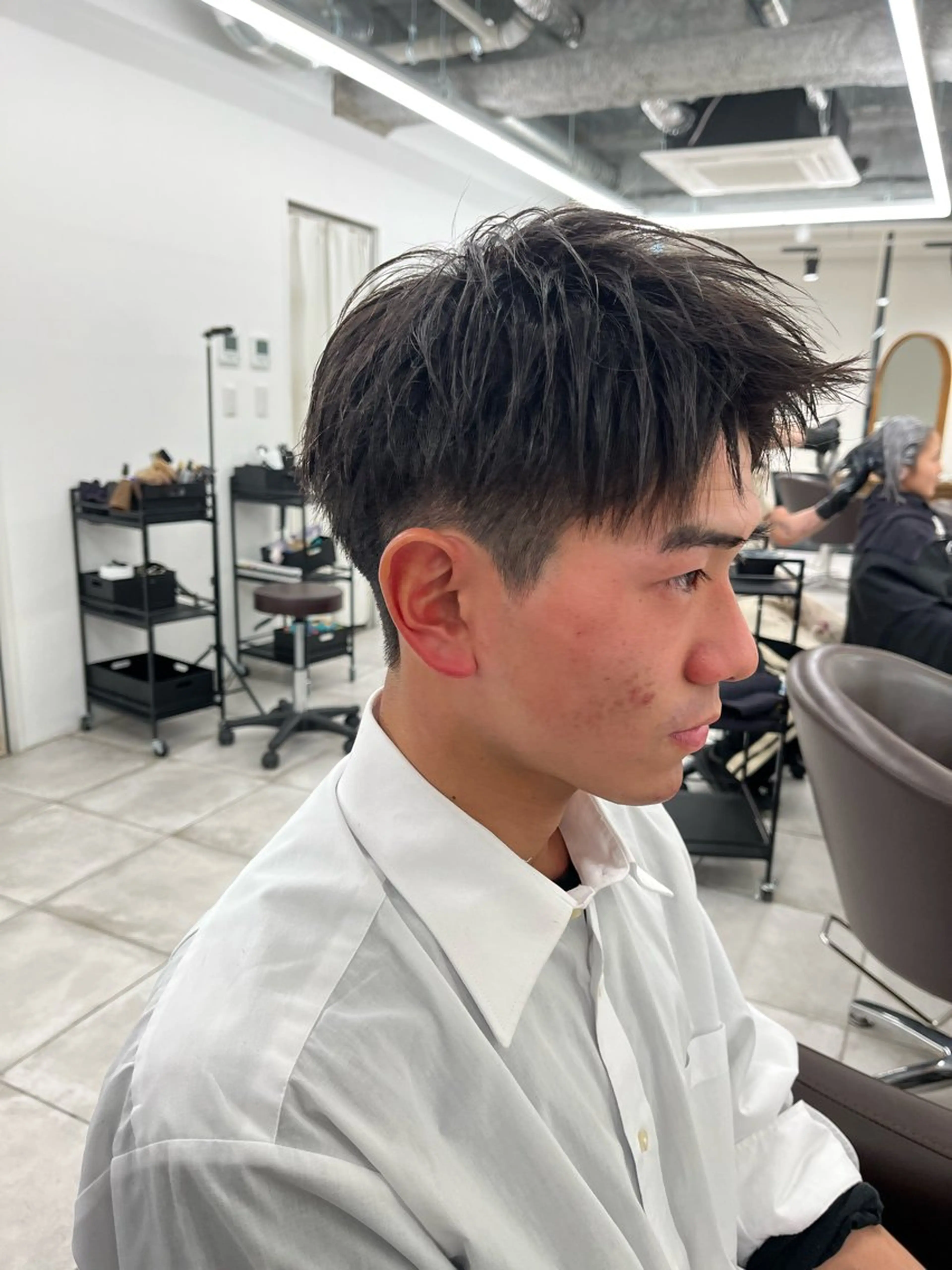 ショート パーマ メンズ 🏆メンズヘア特化 🥇代表りんぺーのヘアスタイル