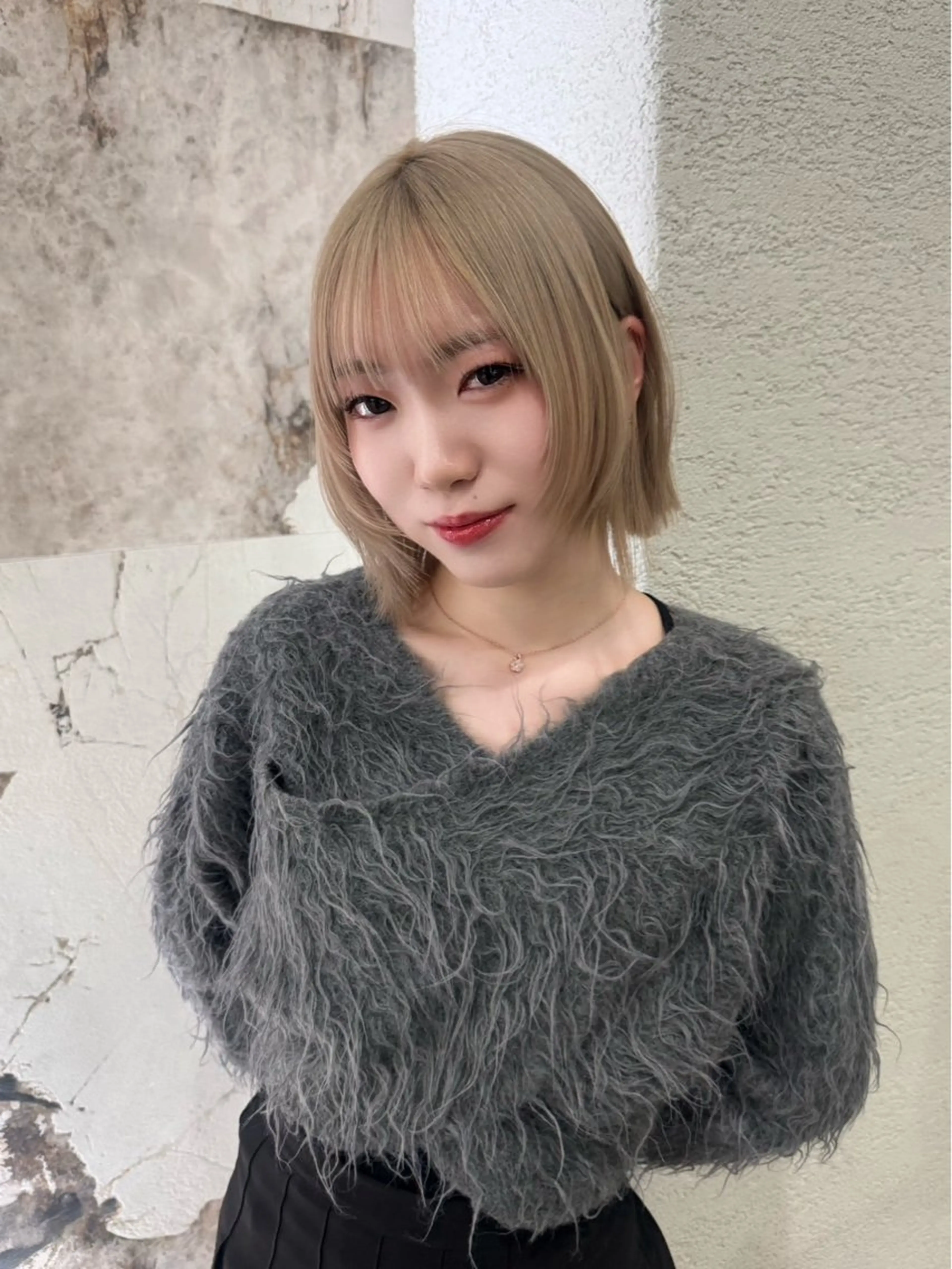 ショート カラー ヘアカラー ヘアセット 栄美容師/kiti /ボブ/ケントのヘアスタイル