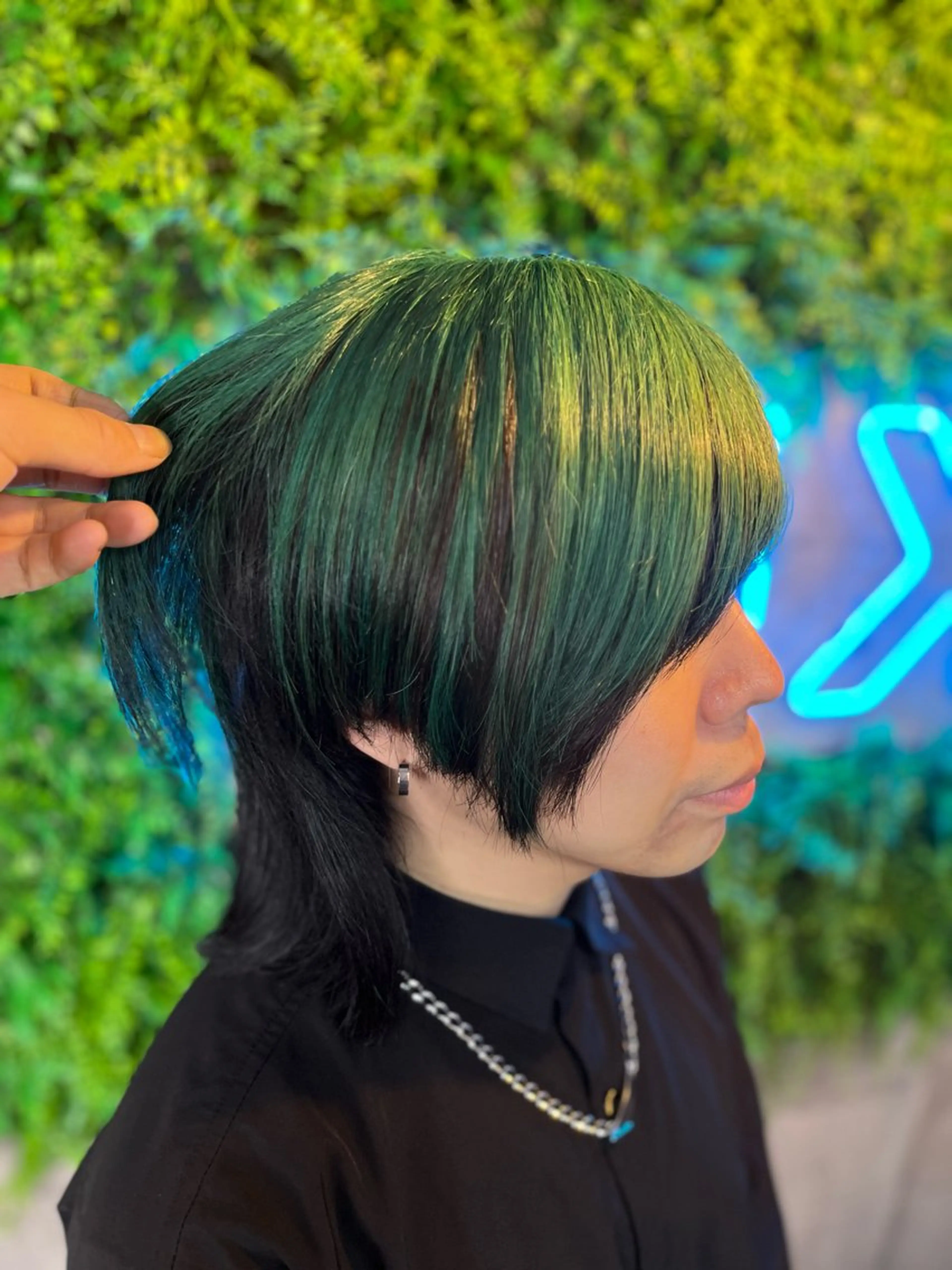 ミディアム カット ヘアカラー 個性派ウルフ/メンズ /ブリーチ/渋谷のヘアスタイル