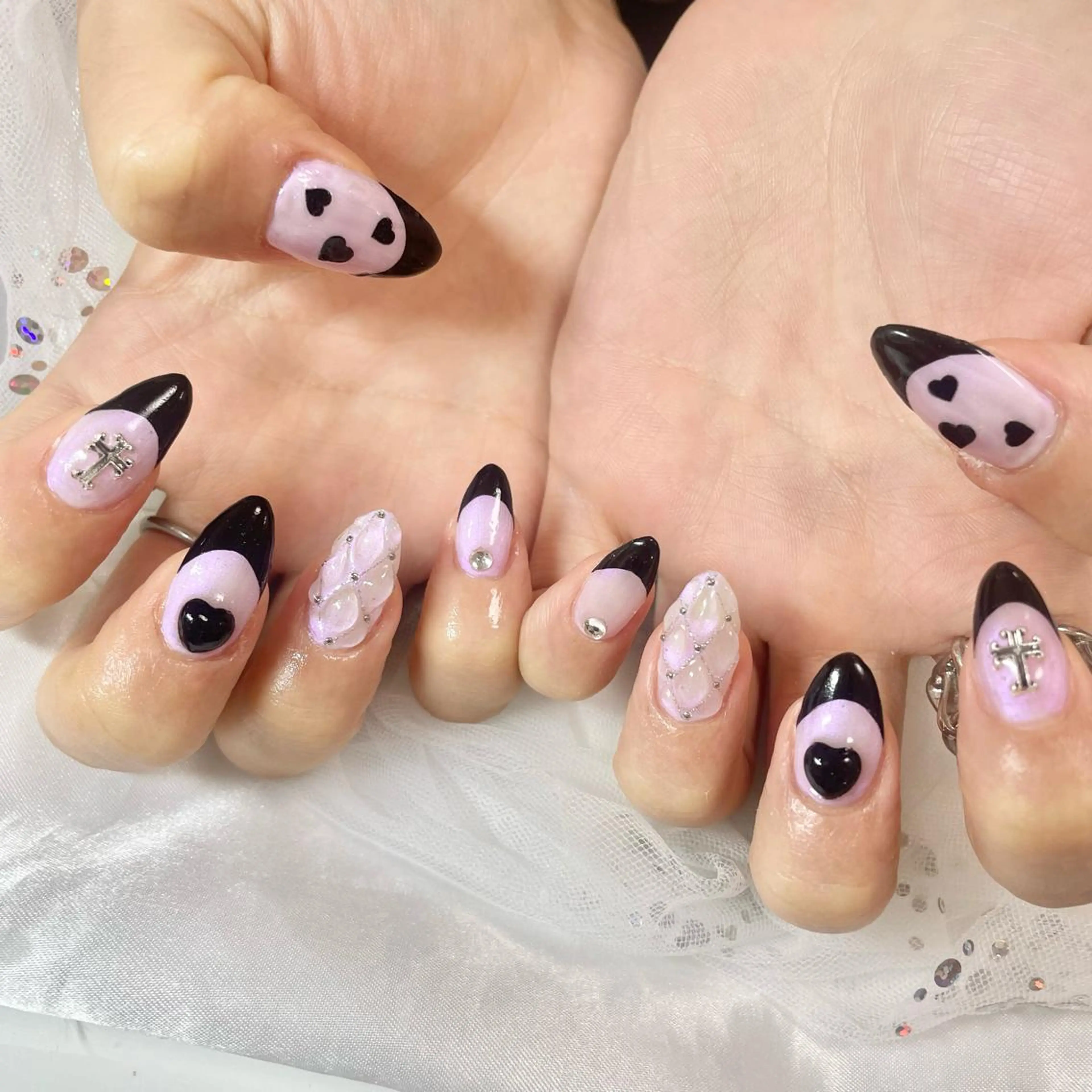 ネイル フレンチネイル ハンドネイル 🎀AYAKO 🎀中韓ネイルのネイルデザイン