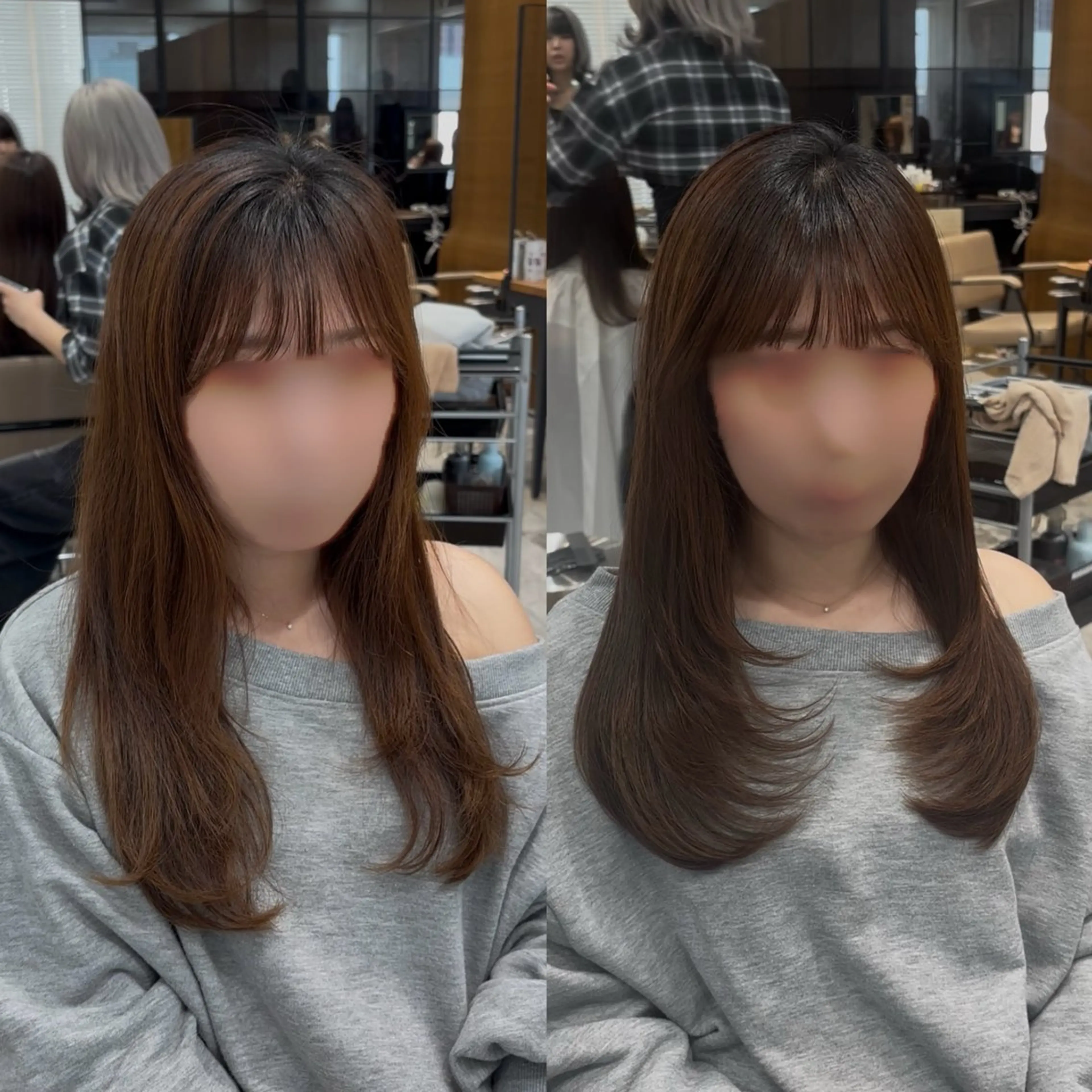 ミディアム 鈴木 彩莉のヘアスタイル