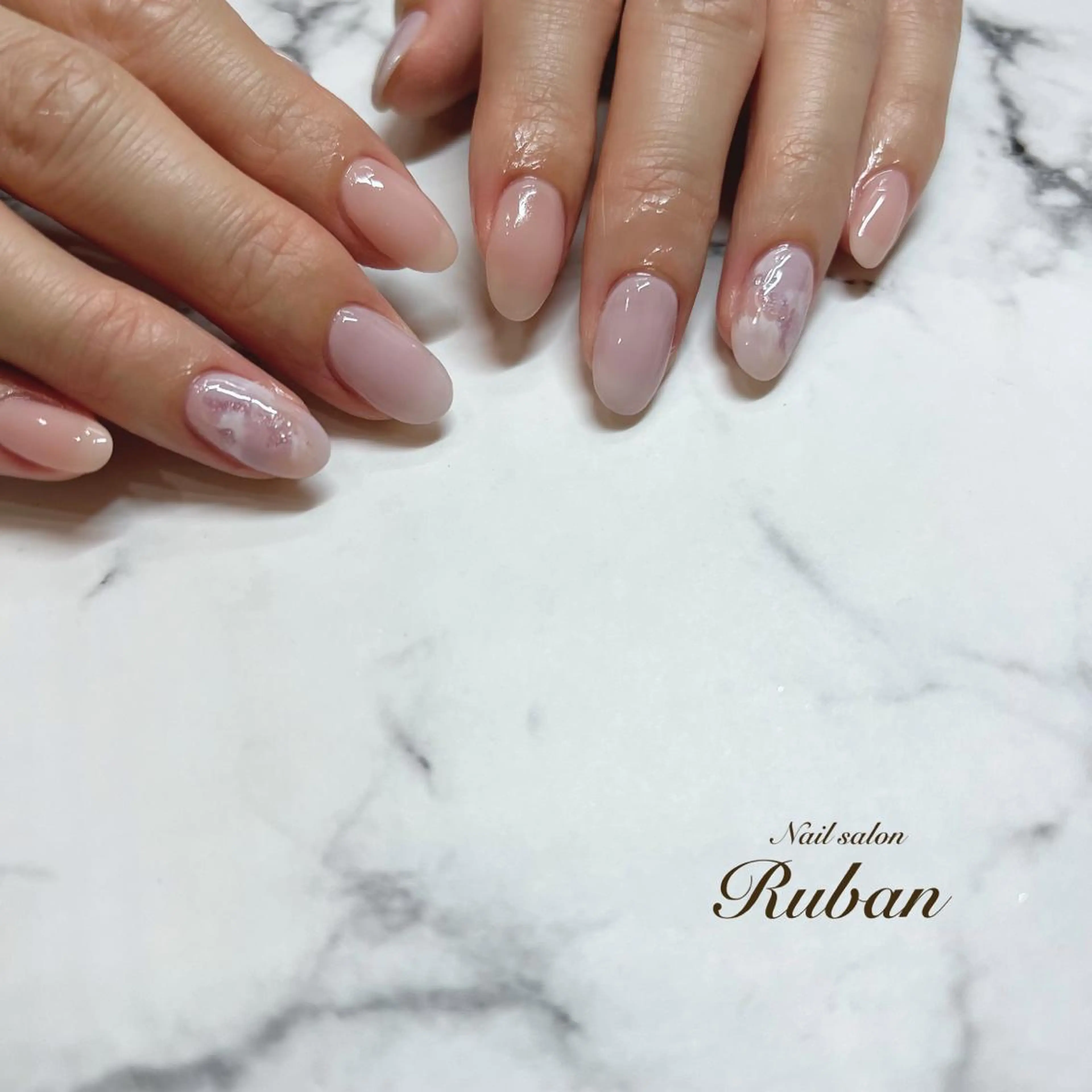 ネイル ワンカラーネイル シンプルネイル Nail salon Rubanのネイルデザイン