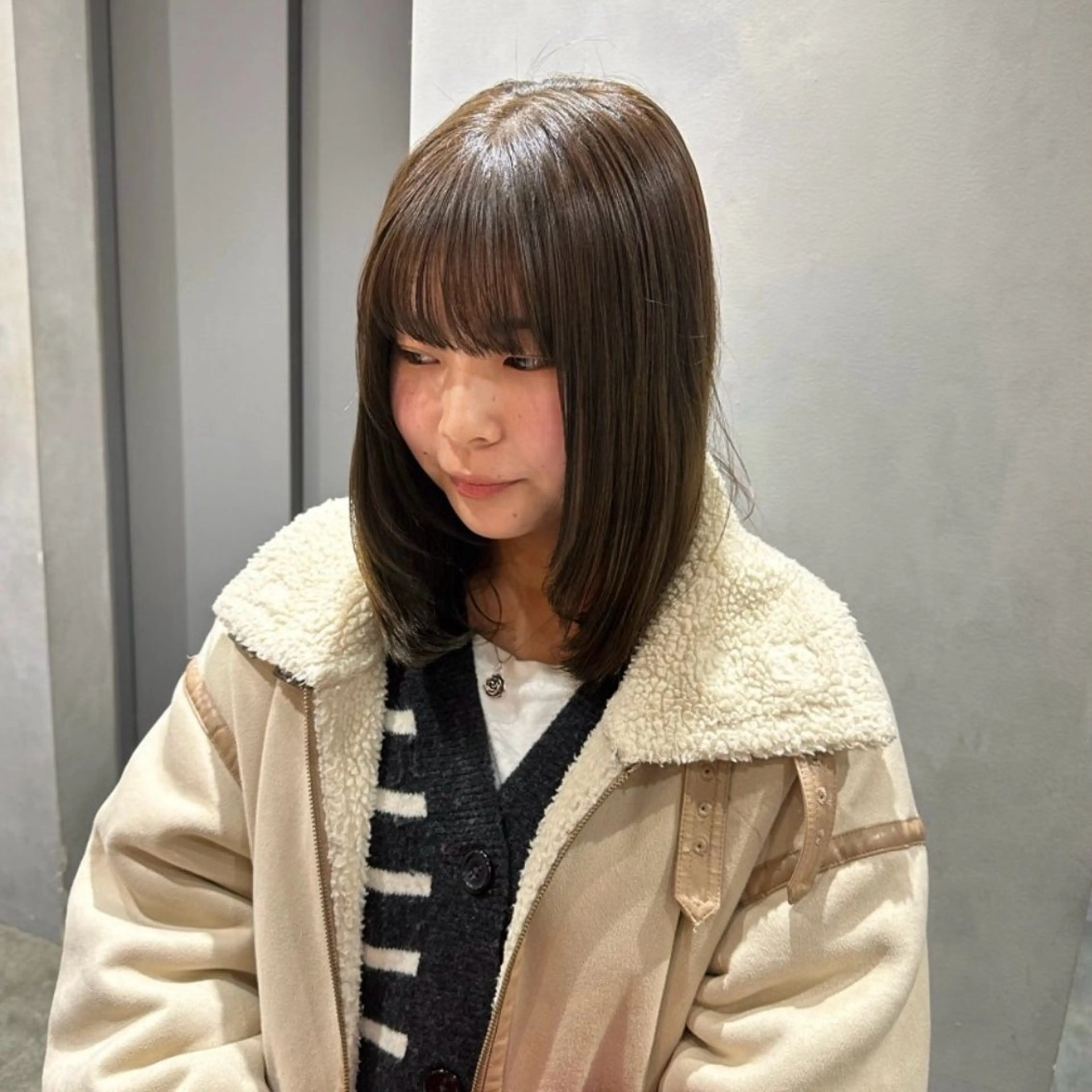 ミディアム レイヤーカット 🫧もも🫧 ／パーマ/似合わせ/のヘアスタイル