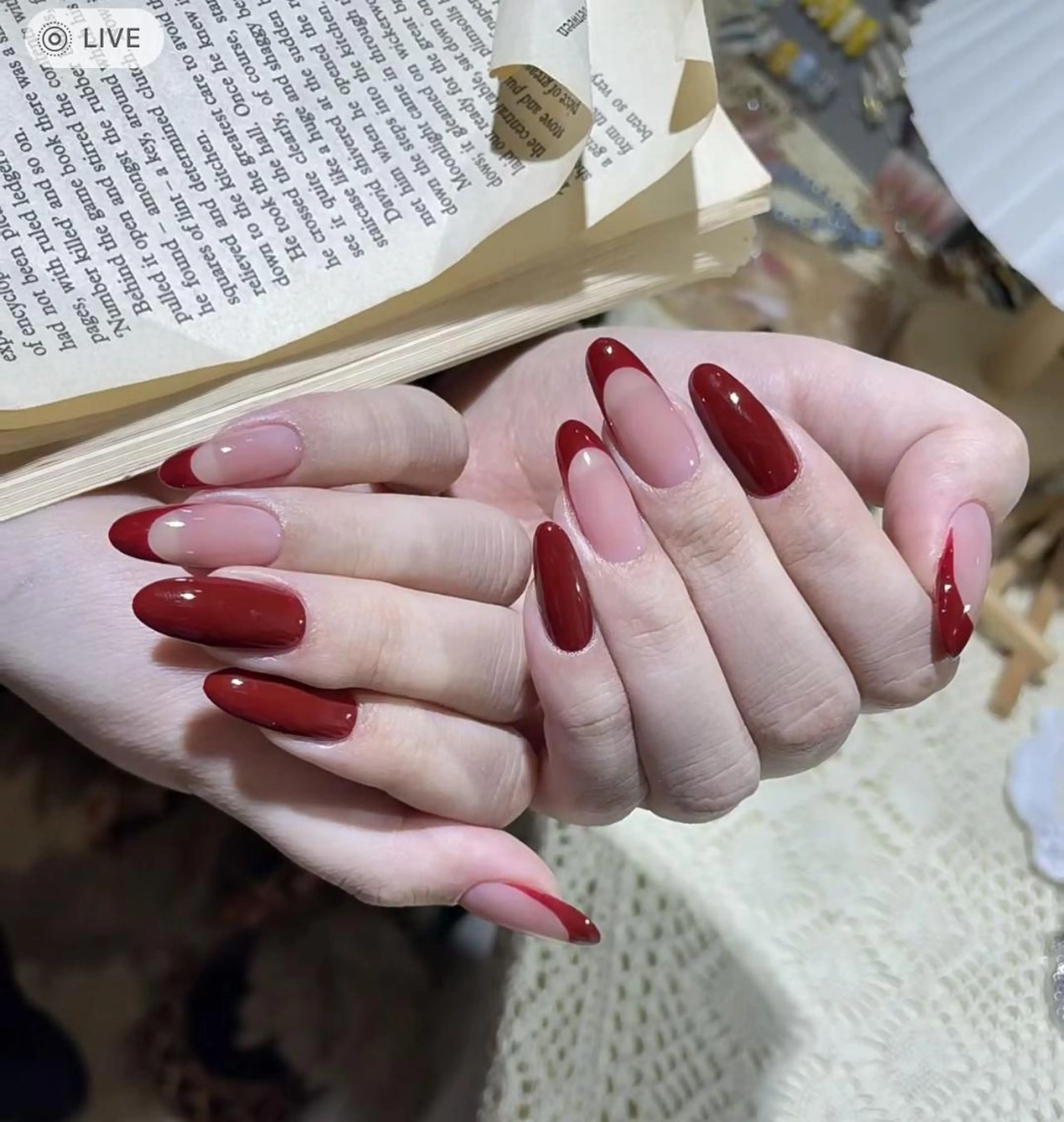 ネイル アートネイル 長さ出し ネイルチップ Queens ciciのネイルデザイン