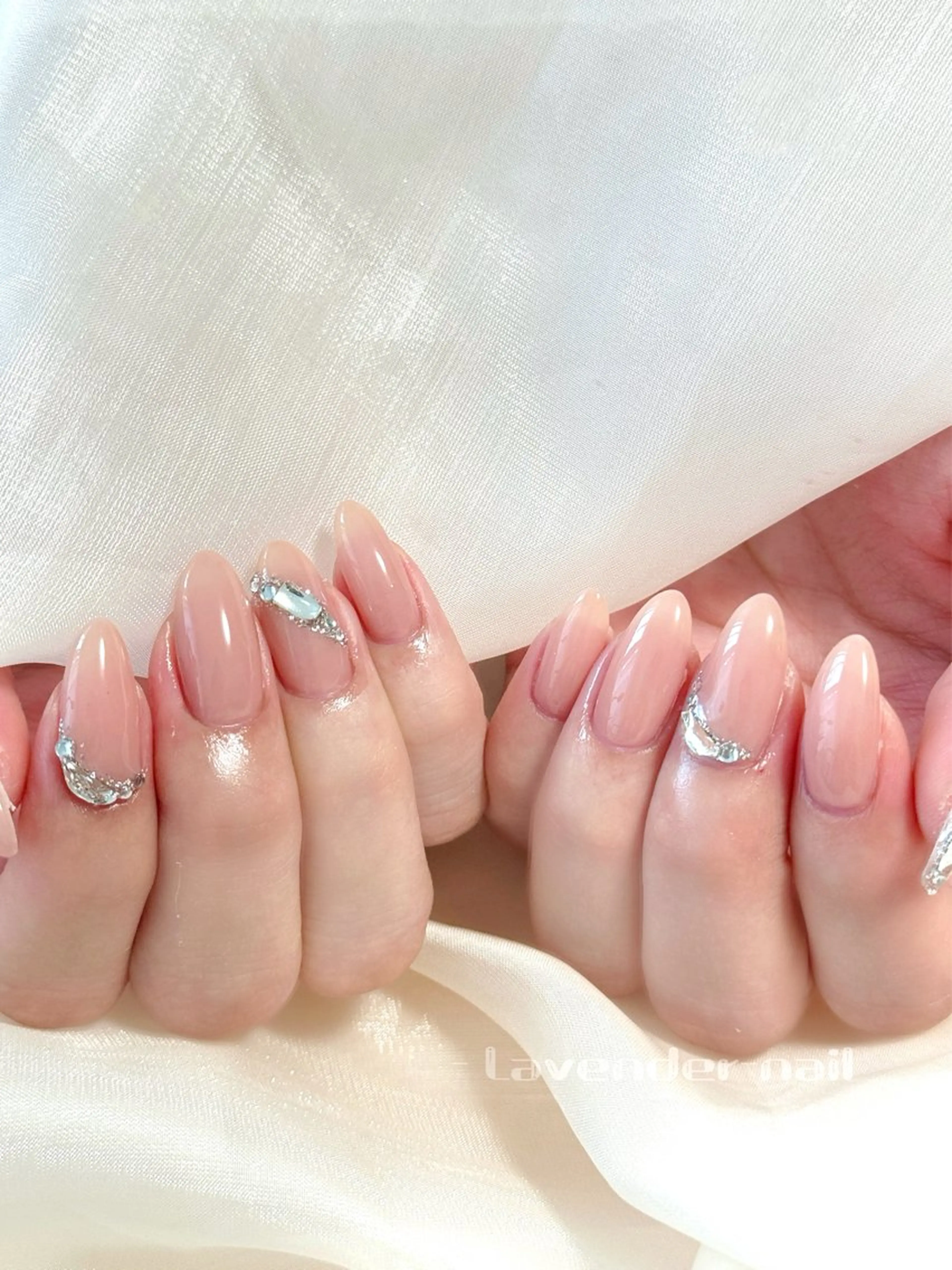 ネイル ハンドネイル Lavender nail·中島公園のネイルデザイン