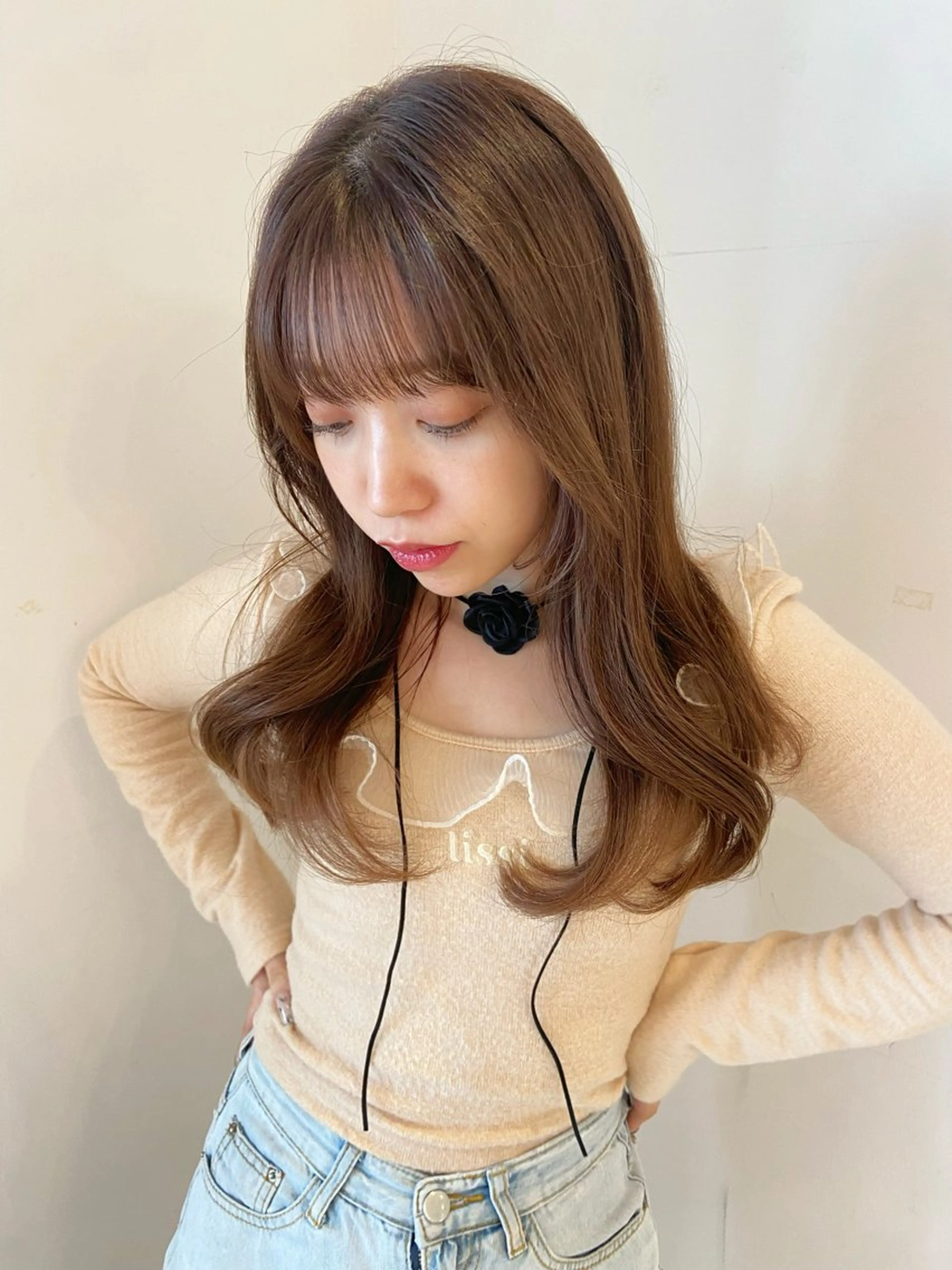 ロング レイヤーカット/ 透明感カラー🤍楓のヘアスタイル