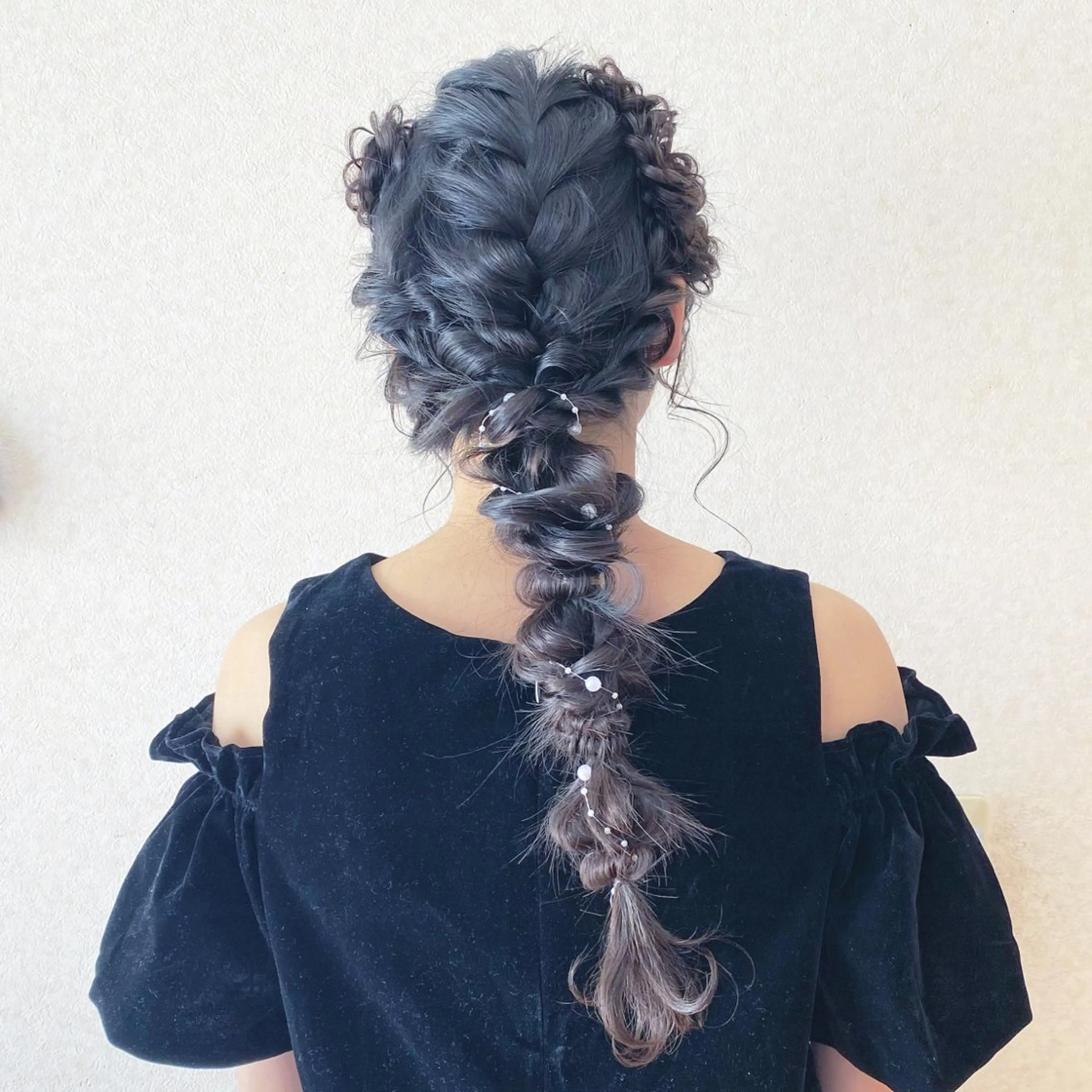 ロング ヘアアレンジ JUNSHIN🦋 ヘアセット／カラーのヘアスタイル