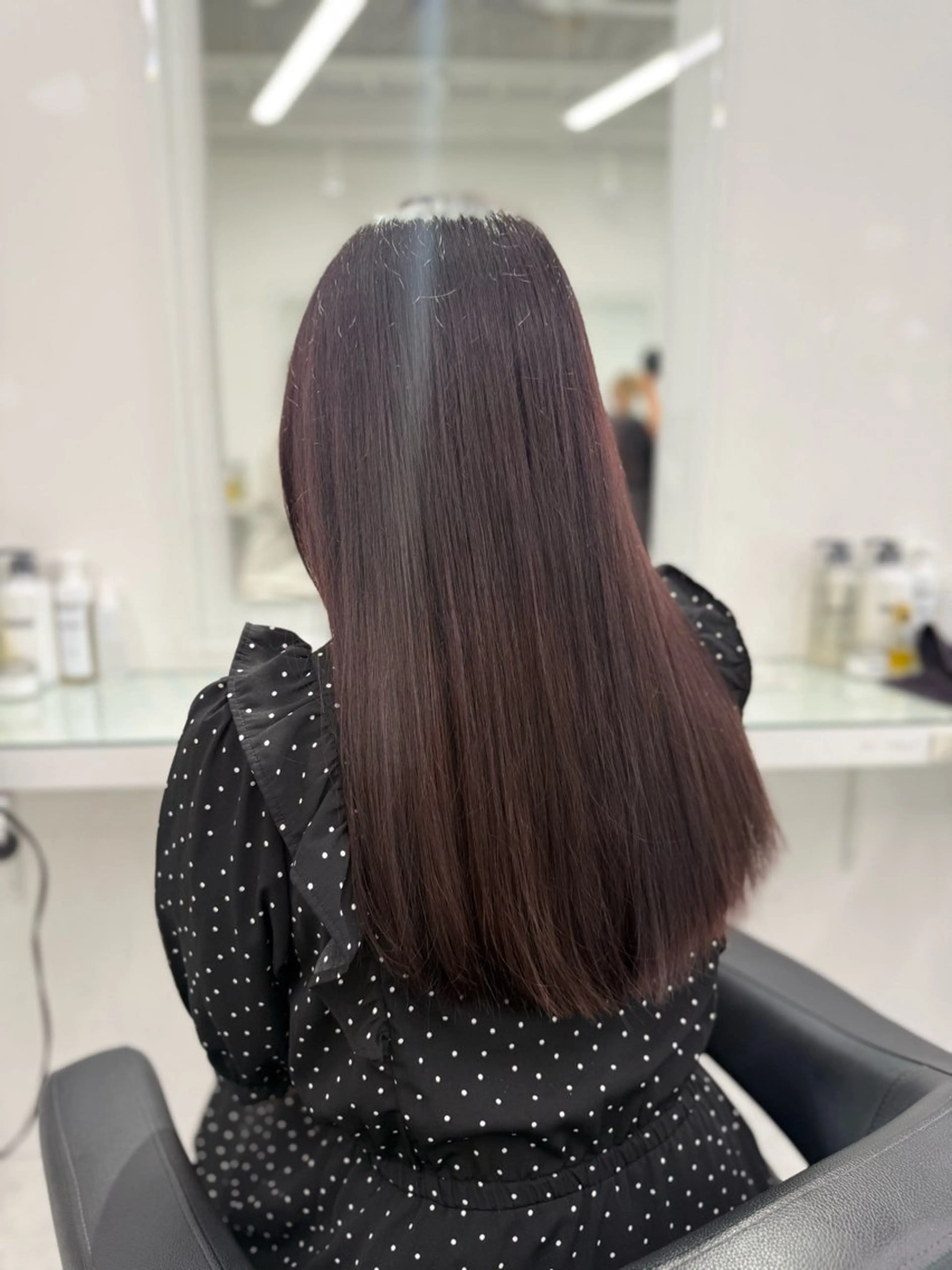 【✨️1日2名様限定✨️】🎀ブリーチなしWカラー➕ヒアルロン酸トリートメント🎀➕コテ巻き仕上げ🌈の写真