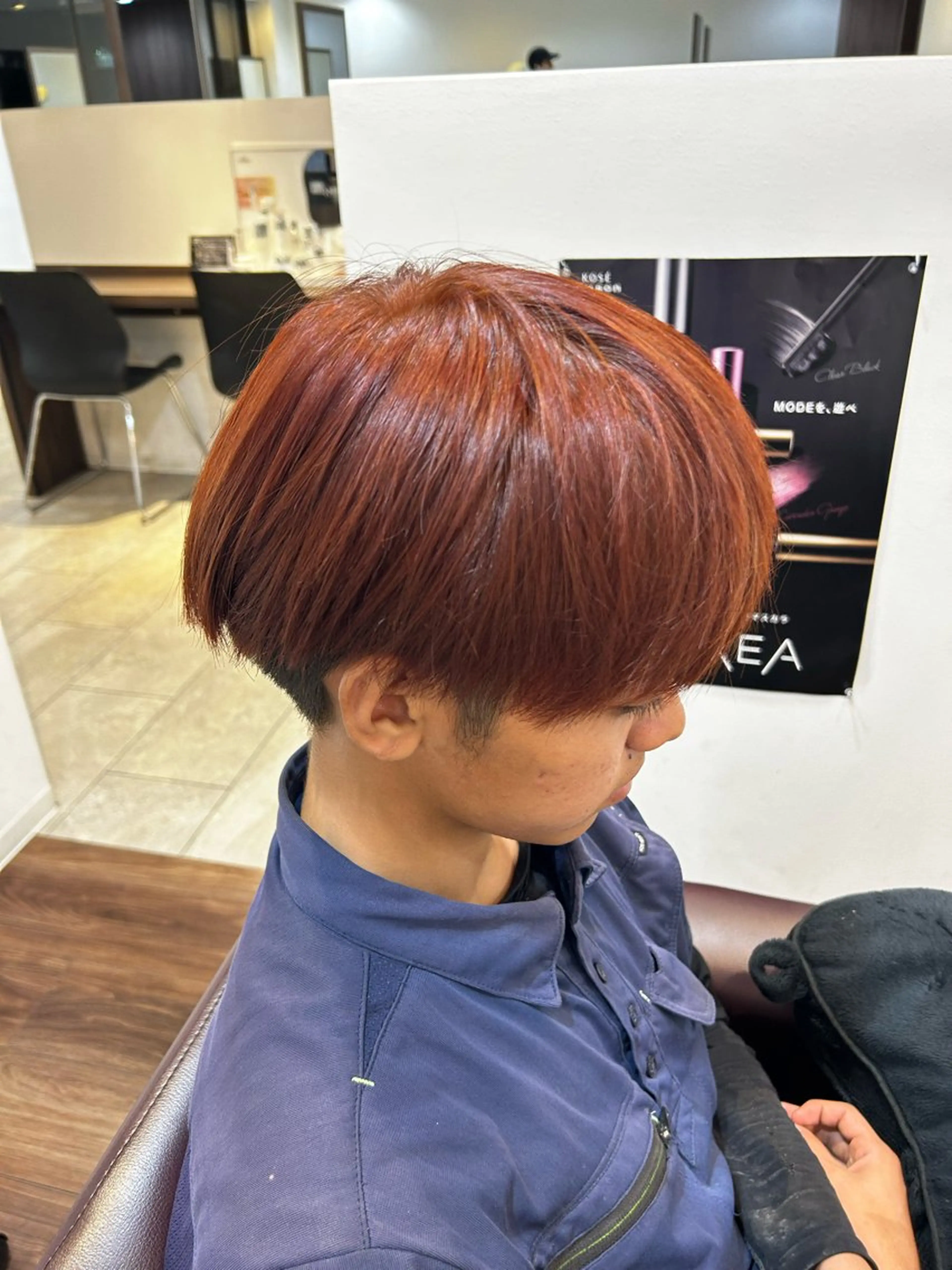 カラー メンズ 上田 愛來のヘアスタイル