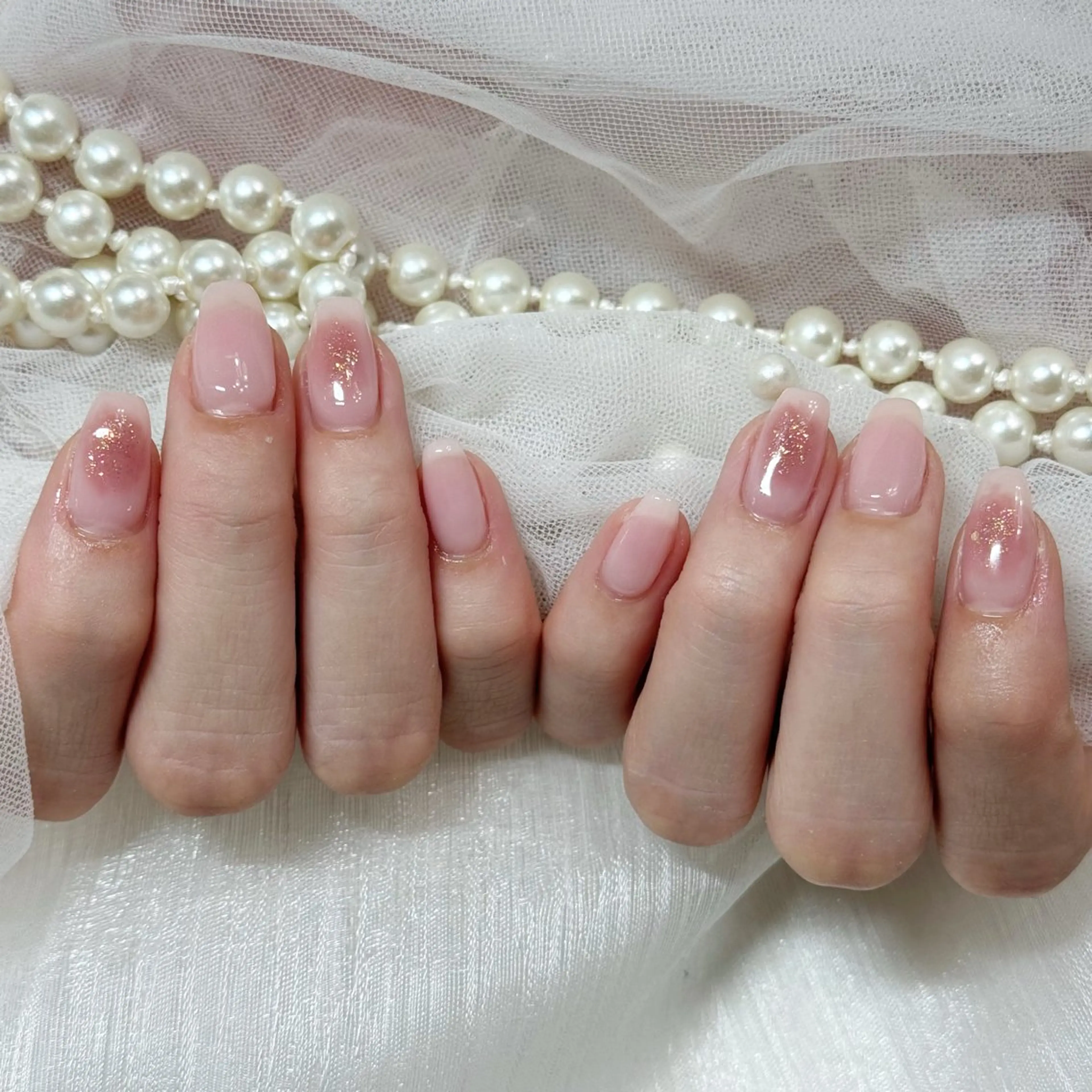 ネイル チークネイル ハンドネイル 🎀Mai 🎀4/15空✩.*のネイルデザイン