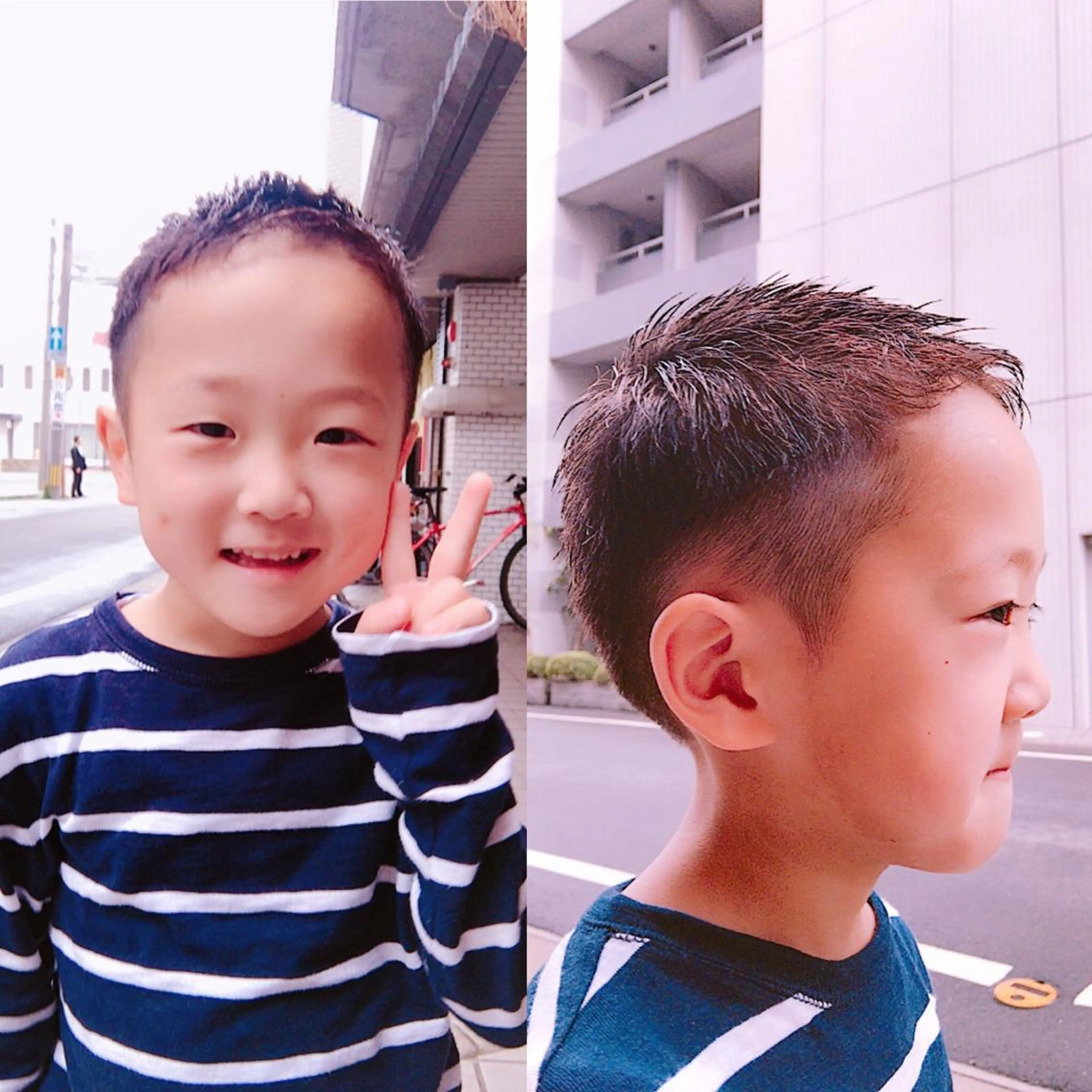 キッズ 前之園 ひかるのヘアスタイル