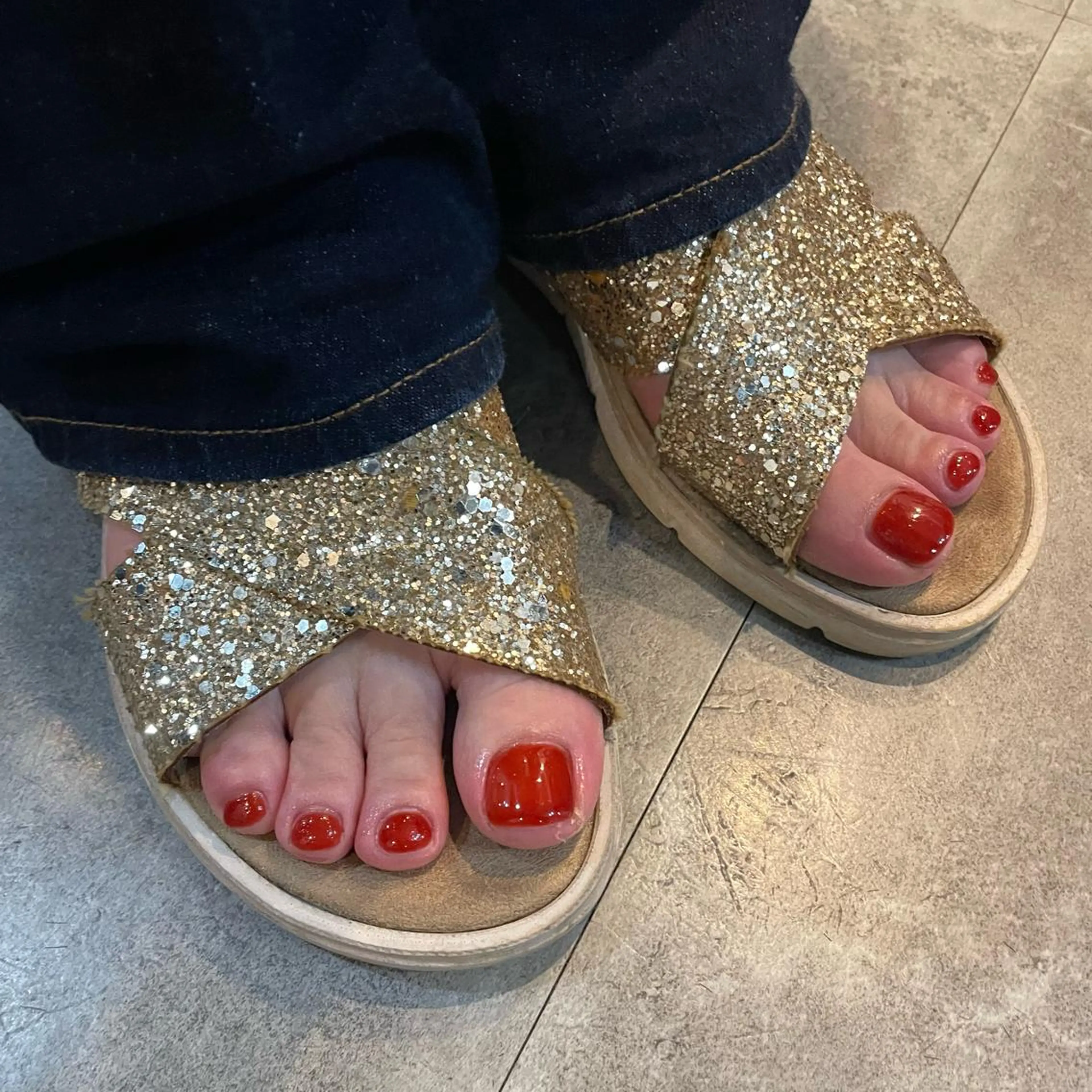 ネイル フットネイル ワンカラーネイル SOL所属・SOL　nail イマナカのネイルデザイン