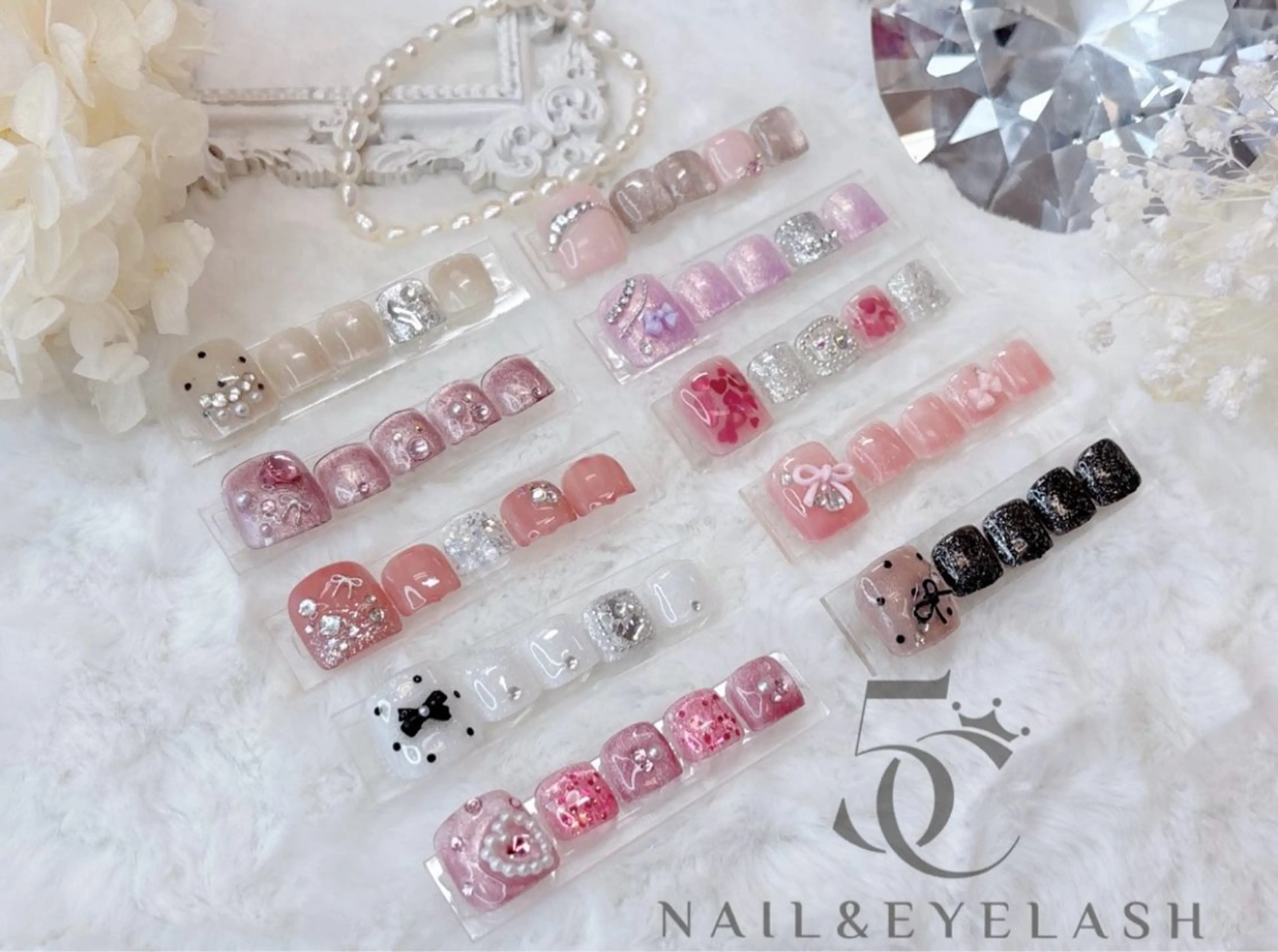 ネイル フットネイル みゆ 5C NAILのネイルデザイン