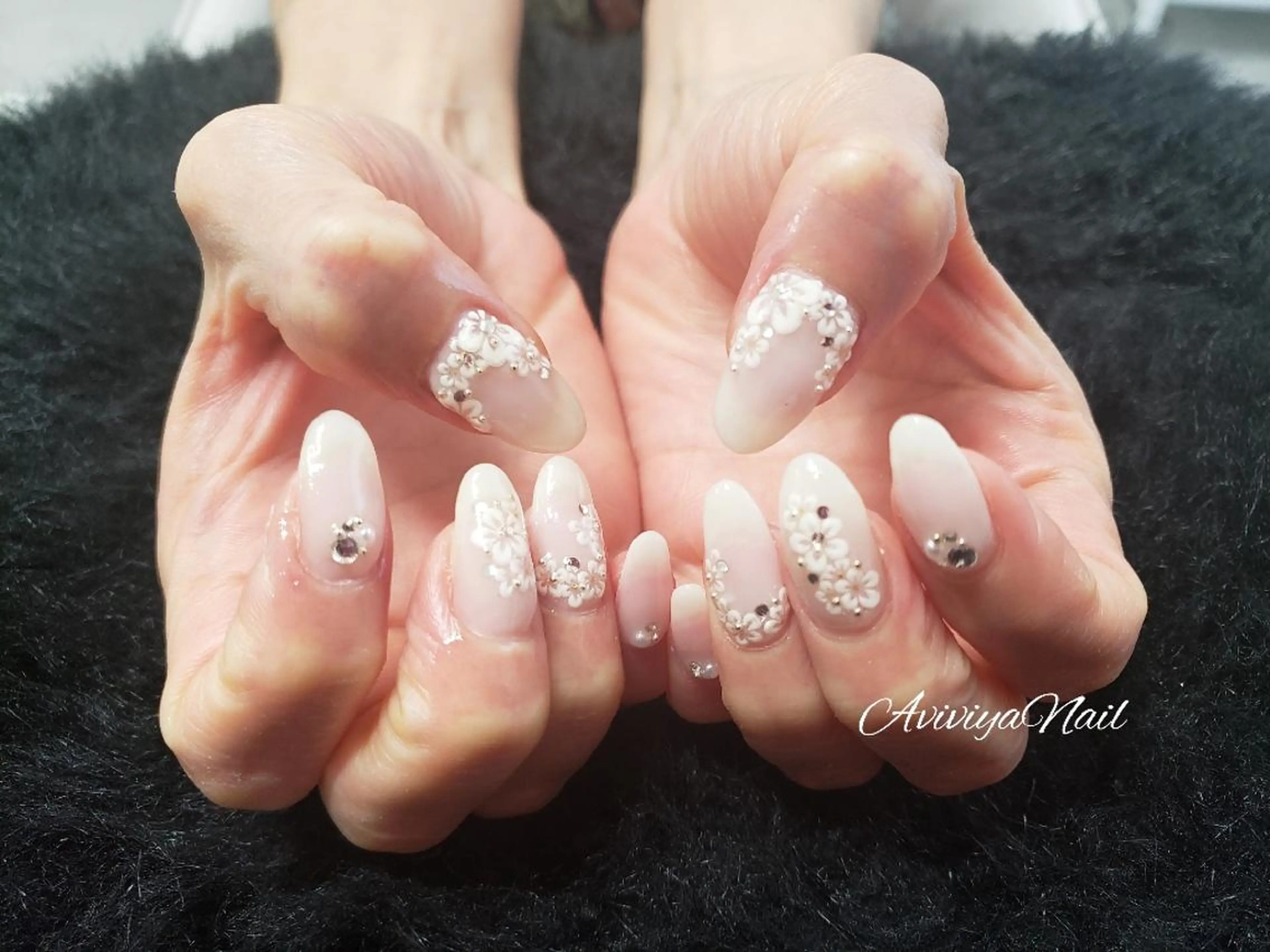 ネイル ブライダルネイル AviviyaNail所属・kubo ayaのネイルデザイン