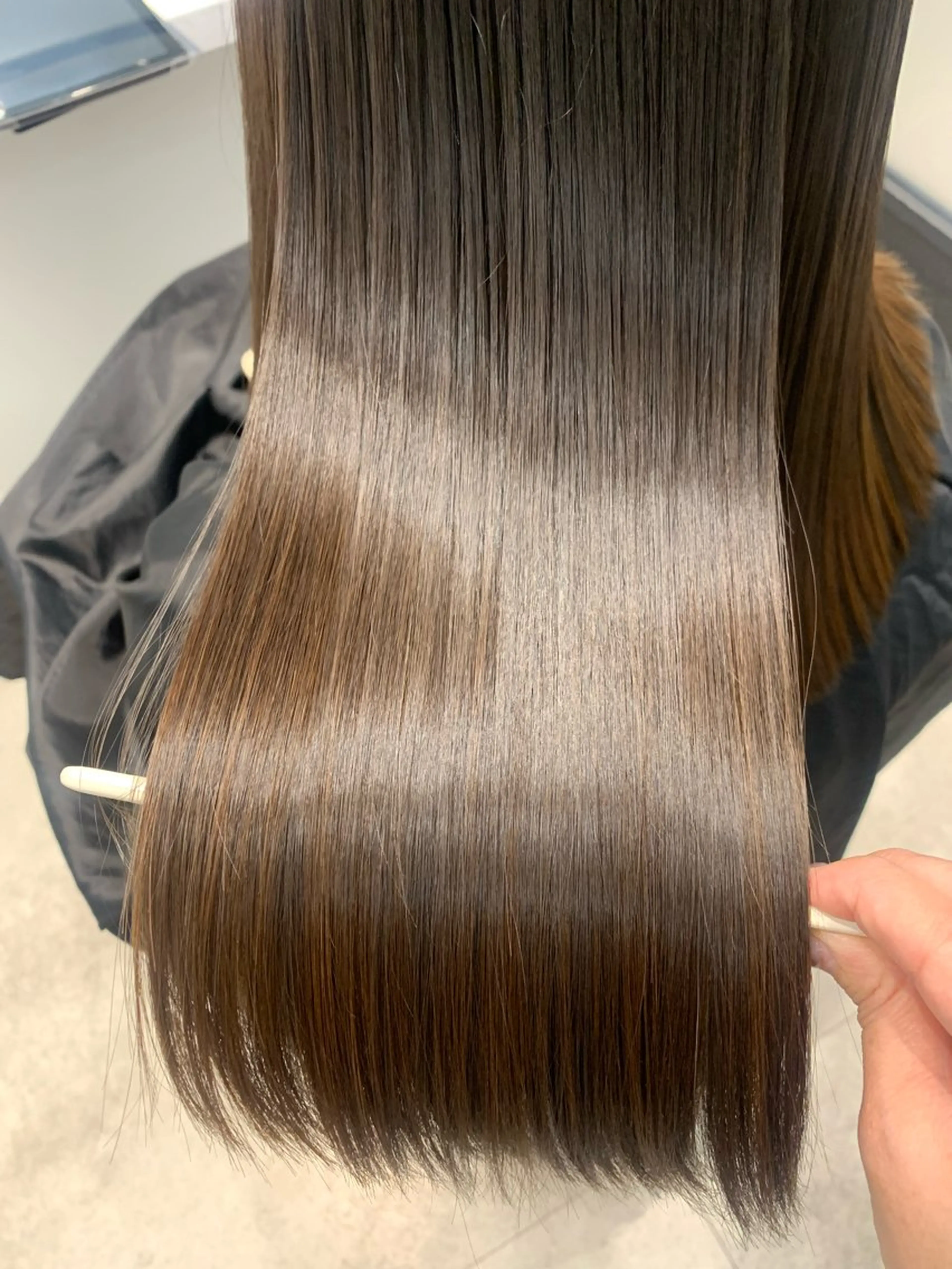 セミロング 伸ばしかけ 髪質改善 縮毛矯正 トリートメント トリートメント 髪質改善/縮毛矯正 🎀小林 唯 🎀のヘアスタイル