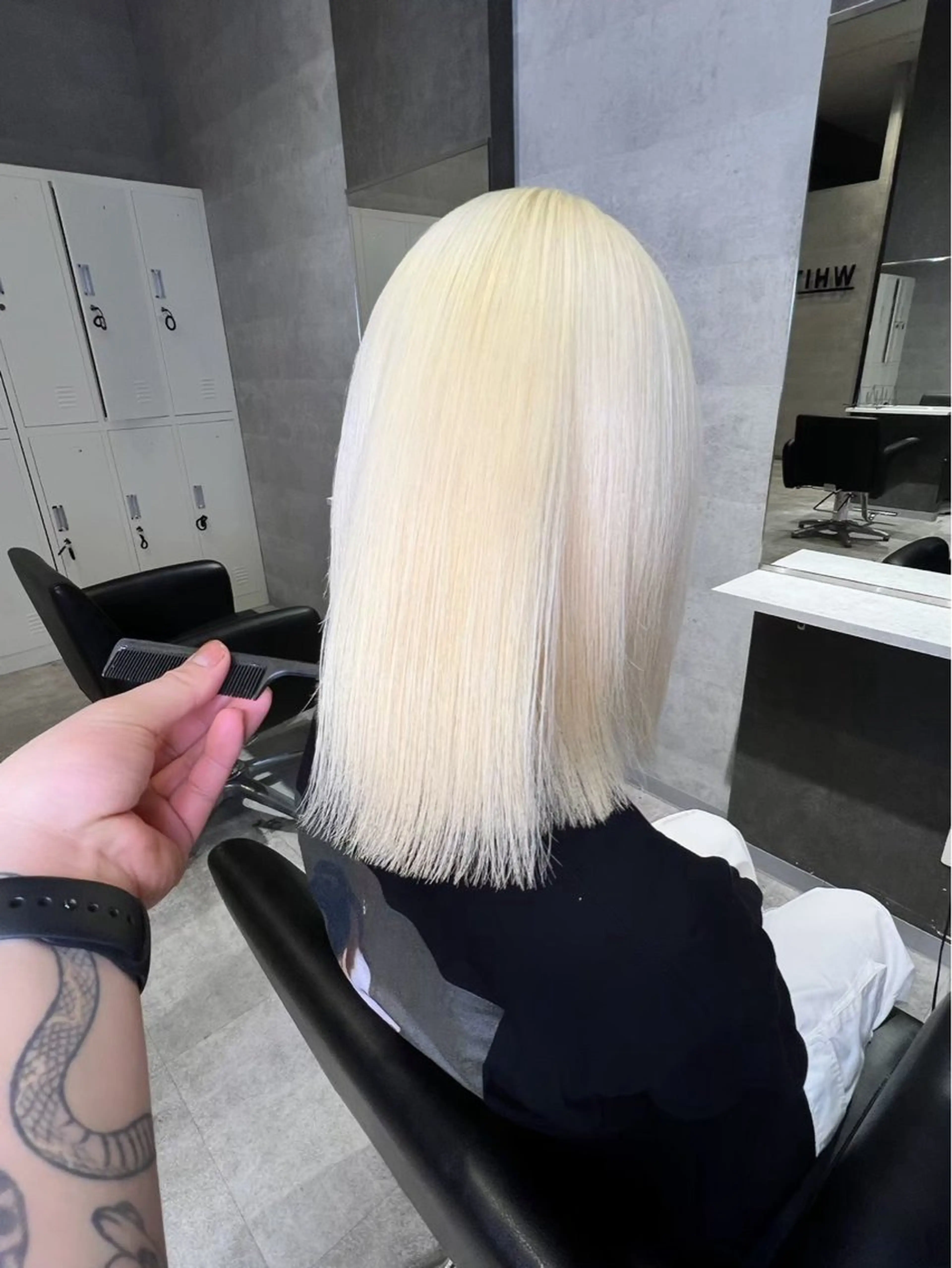 ミディアム カット ヘアカラー トリートメント BUCKS【天王寺】 バックス【駅30秒】のヘアスタイル